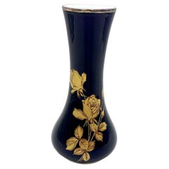 Porcelain Vase, Echt Cobalt Blue, Germany, KPM Bavaria