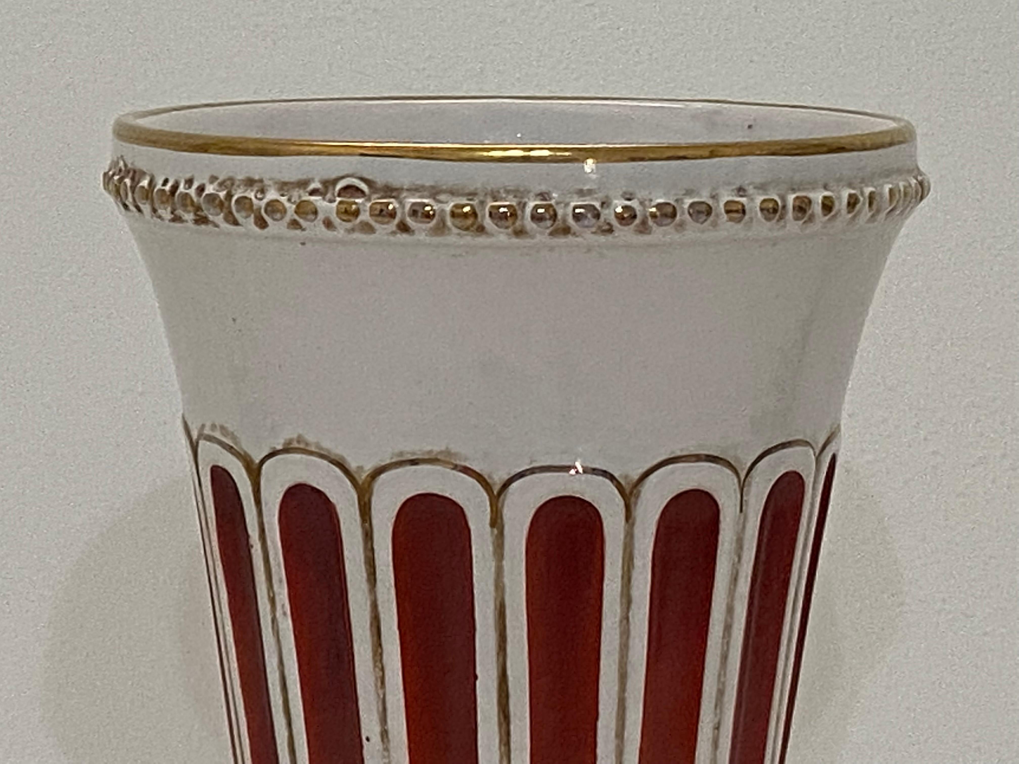 Porcelain Vase from the 1940s In Good Condition For Sale In Palermo, IT