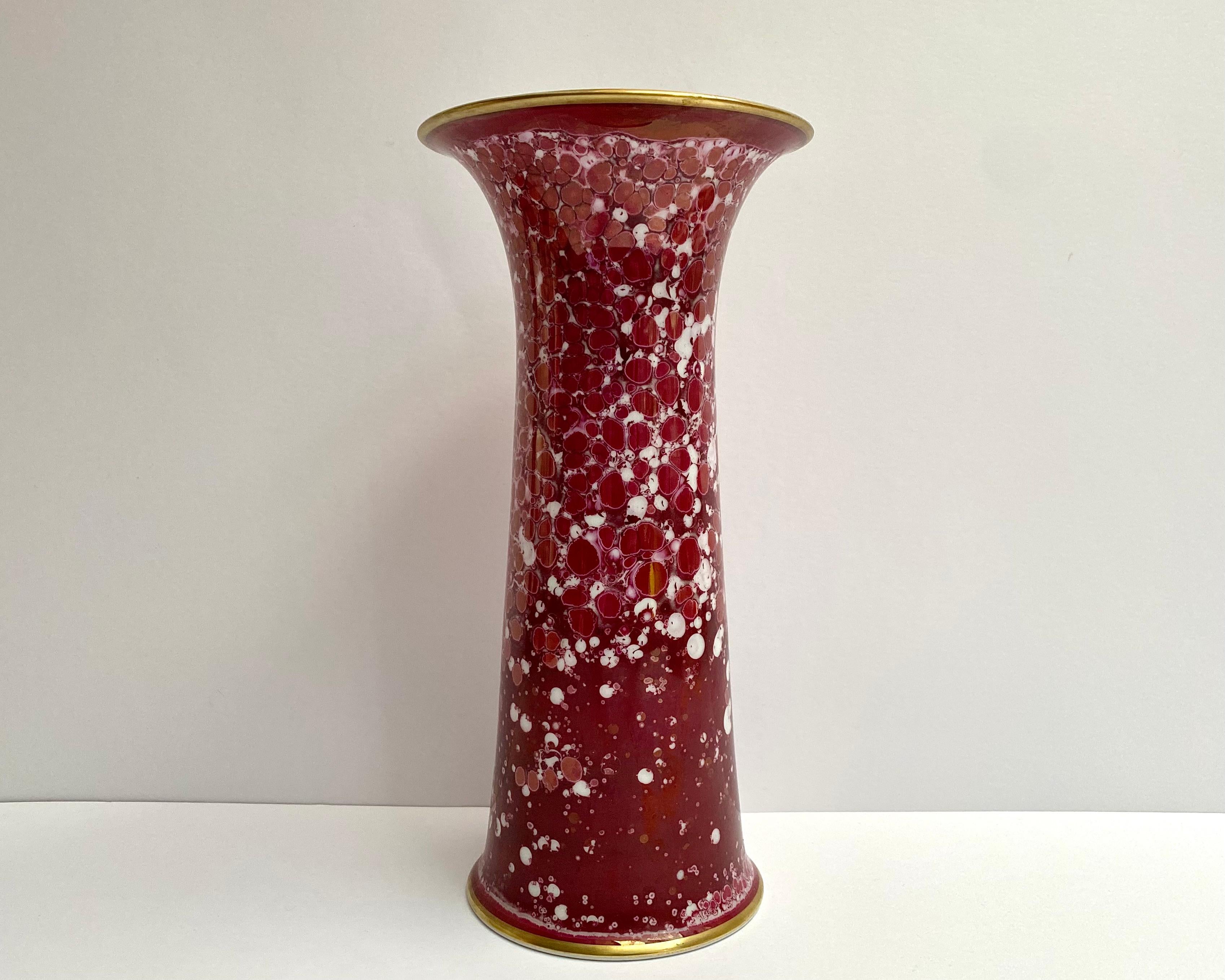 Porcelain Vase Hutschenreuther West German Pottery Design 70s For Sale 1