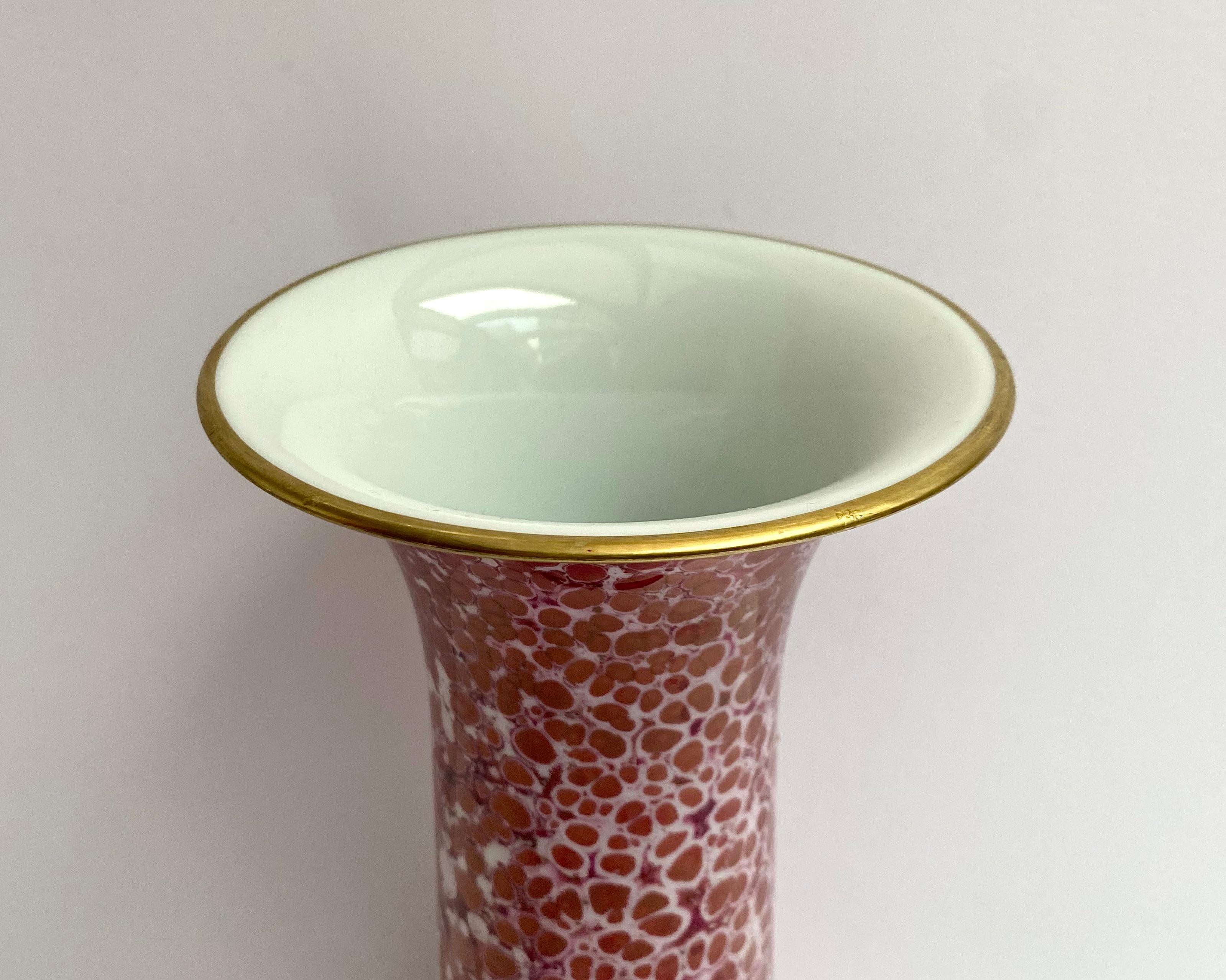 Porcelain Vase Hutschenreuther West German Pottery Design 70s For Sale 2