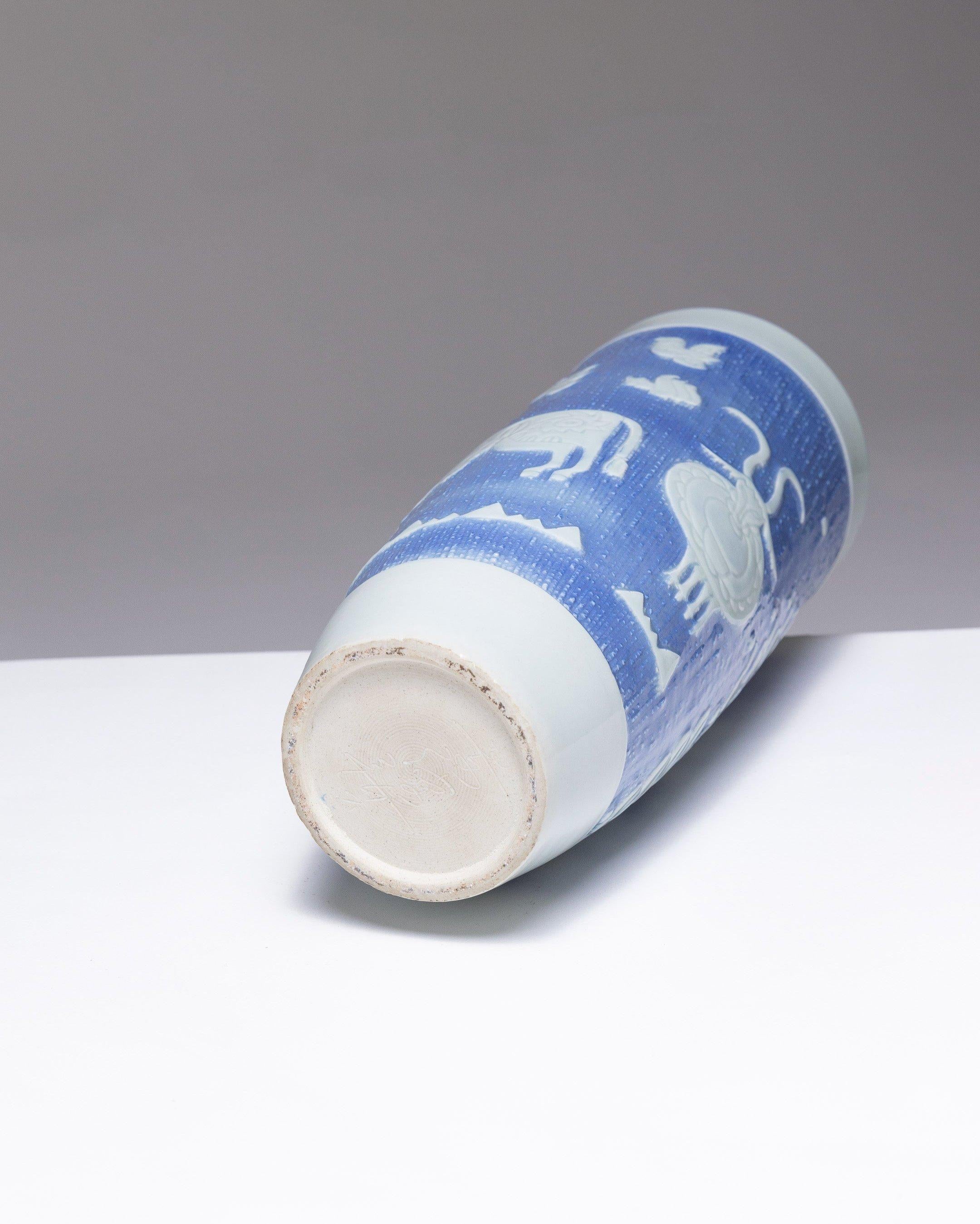 Metà XX secolo Vaso in porcellana 