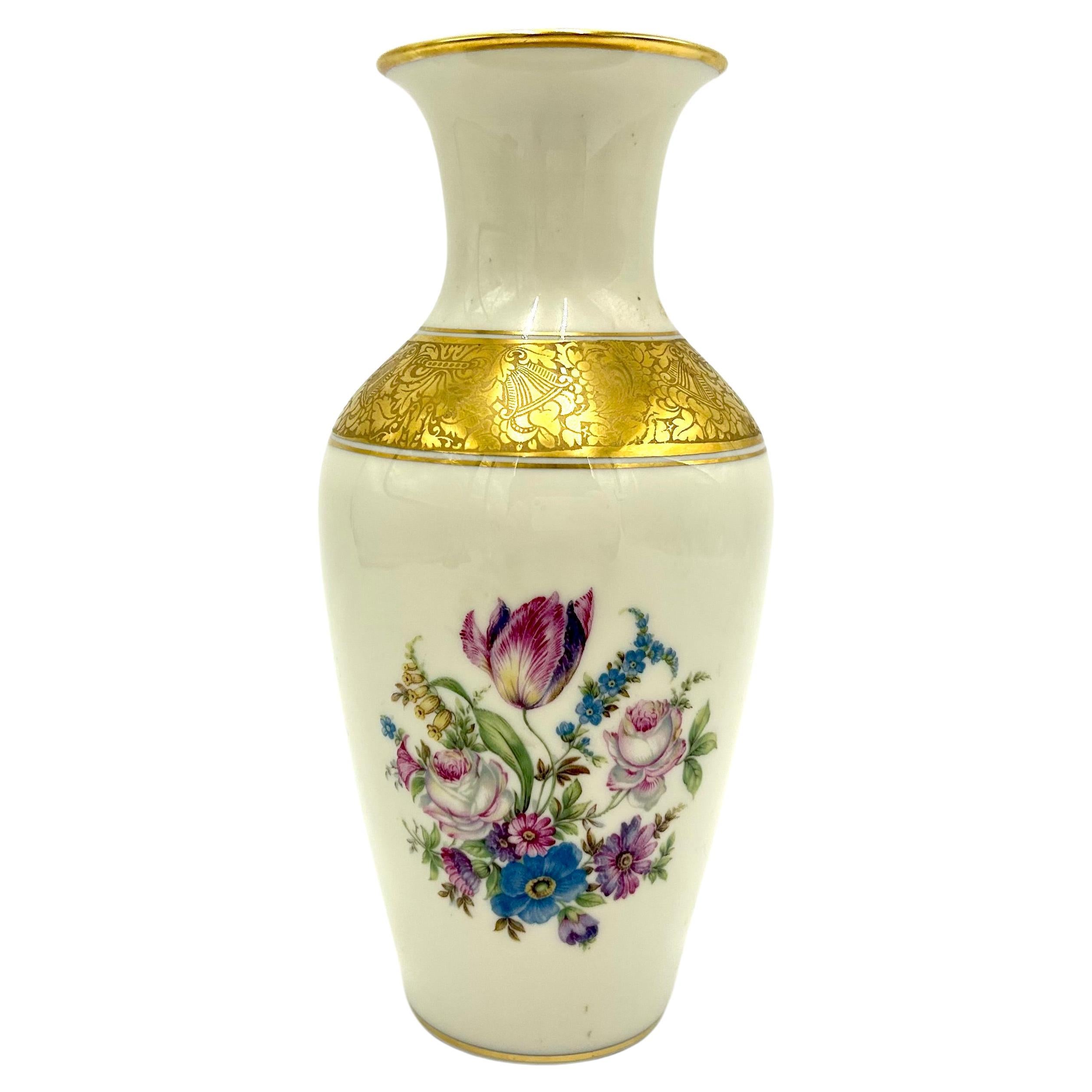 100th Anniversary Rosenthal Gold and White Porcelain Vase at 1stDibs rosenthal gold vase