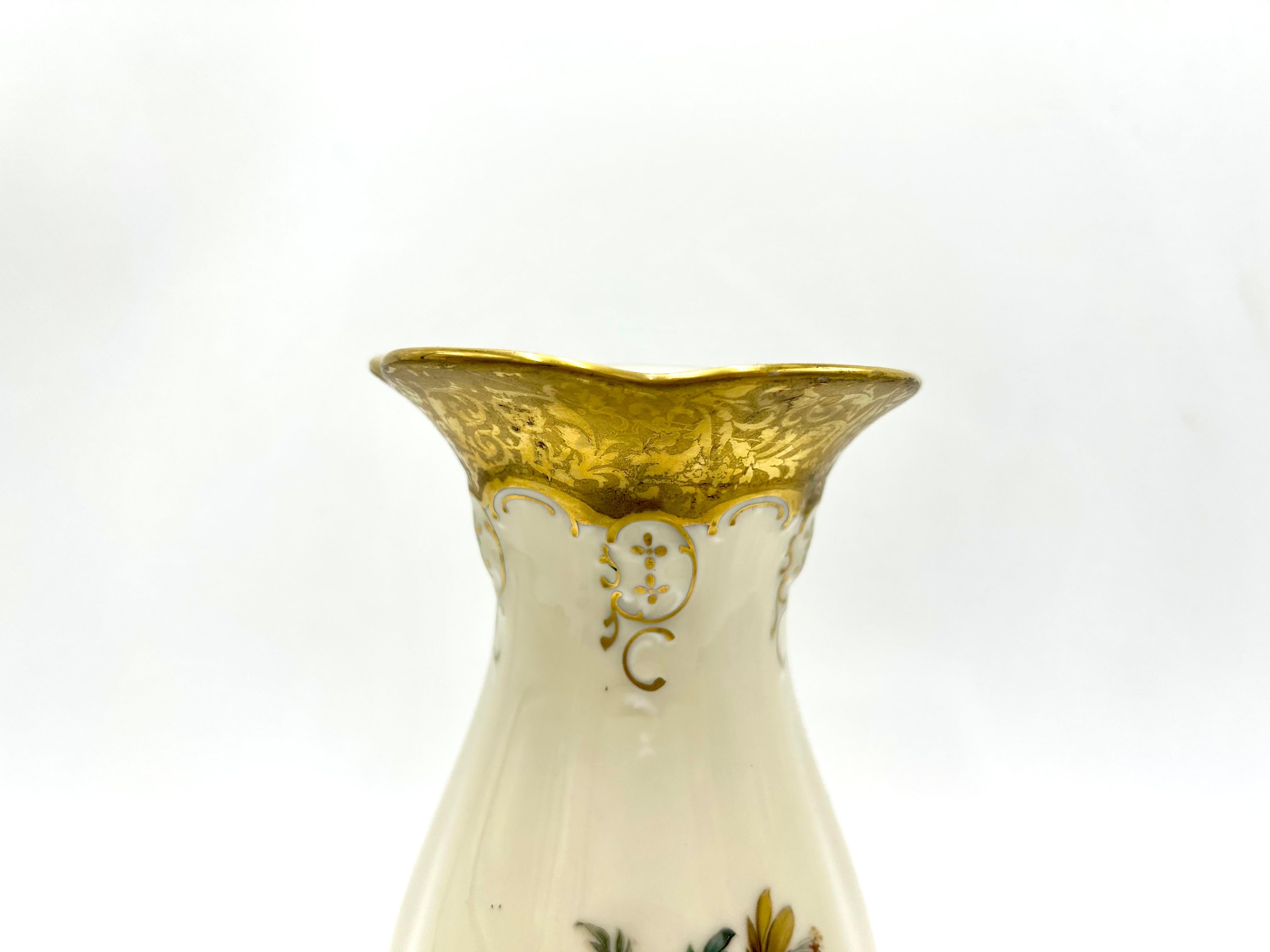 Mid-20th Century Porcelain Vase, Rosenthal Moliere Alt Brabant, Germany, 1938-1952