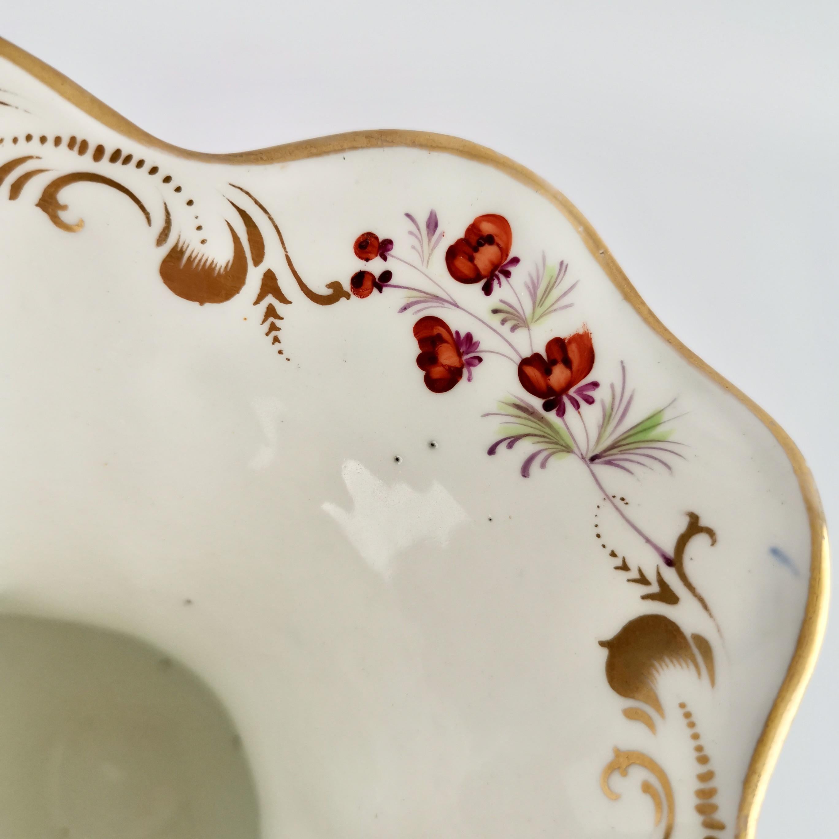 Porcelain Vase Samuel Alcock, Cobalt Blue, Swan Handles, Rococo Revival 6