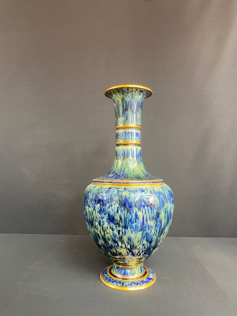Napoleon III Porcelain Vase - Sèvres - Flamed - France - XIXth