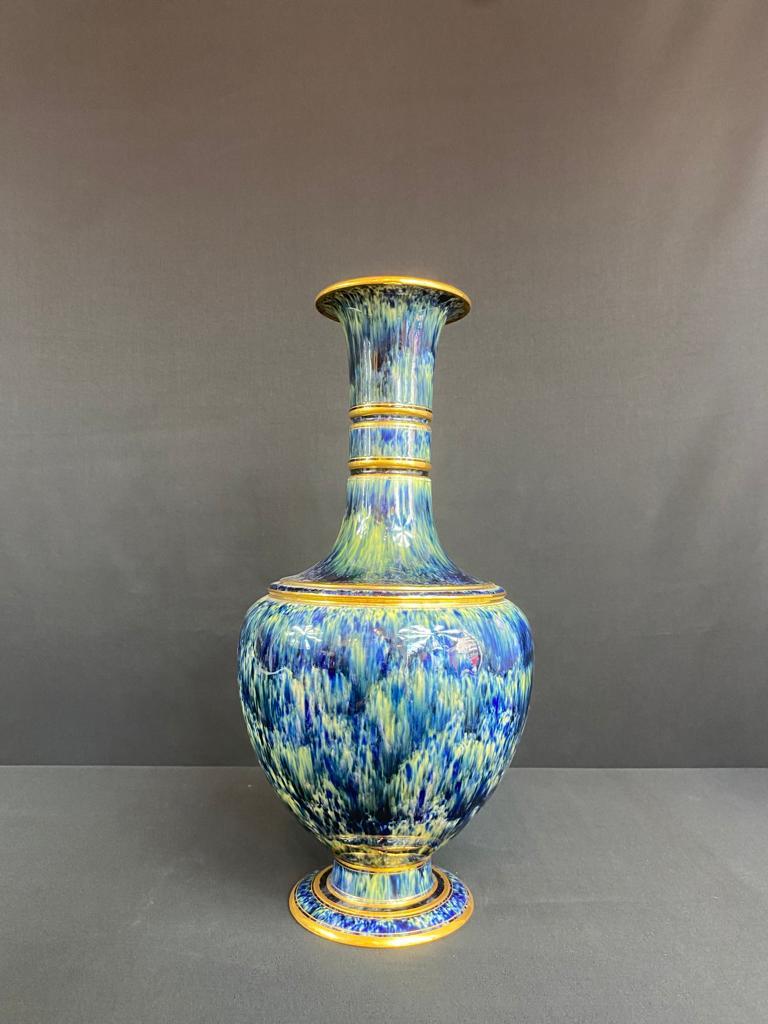Porcelain Vase - Sèvres - Flamed - France - XIXth In Good Condition In CANNES, FR
