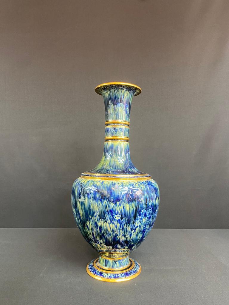 Late 19th Century Porcelain Vase - Sèvres - Flamed - France - XIXth
