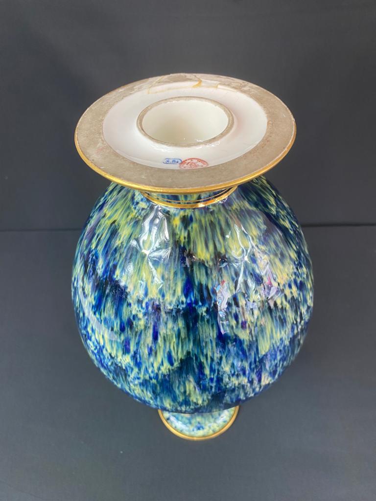 Porcelain Vase - Sèvres - Flamed - France - XIXth 1