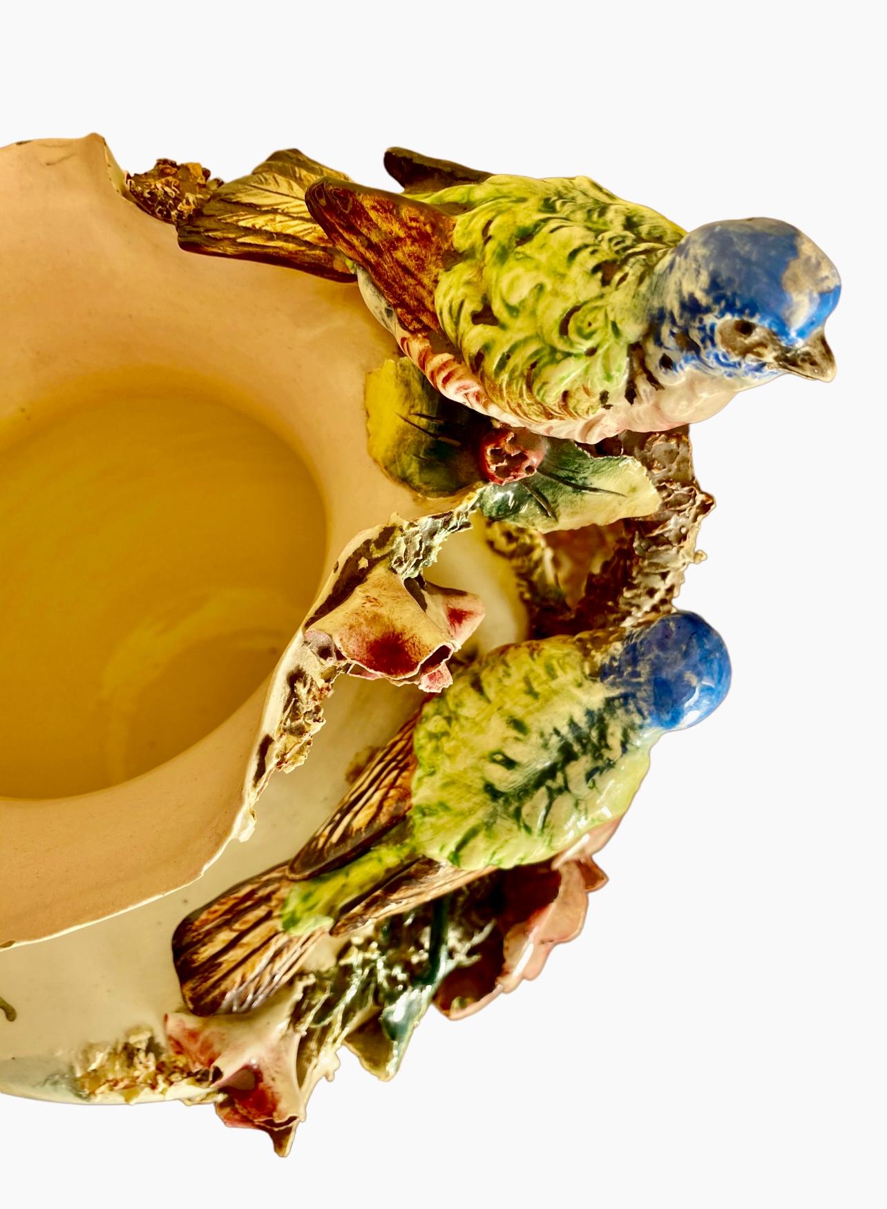 Porcelain Vase With Birds  For Sale 6
