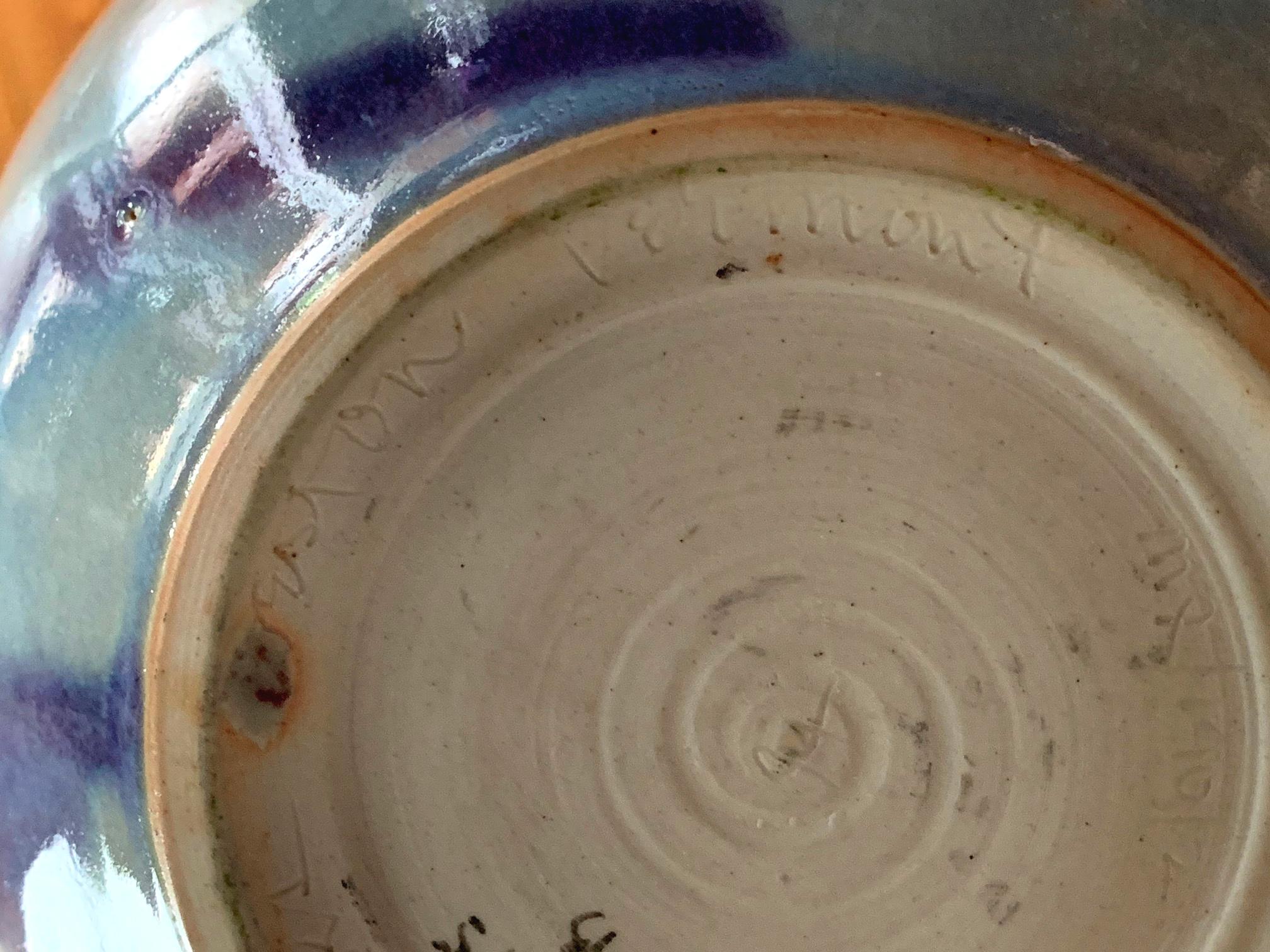 Porcelain Vase with Copper Glaze by Brother Thomas Bezanson 3