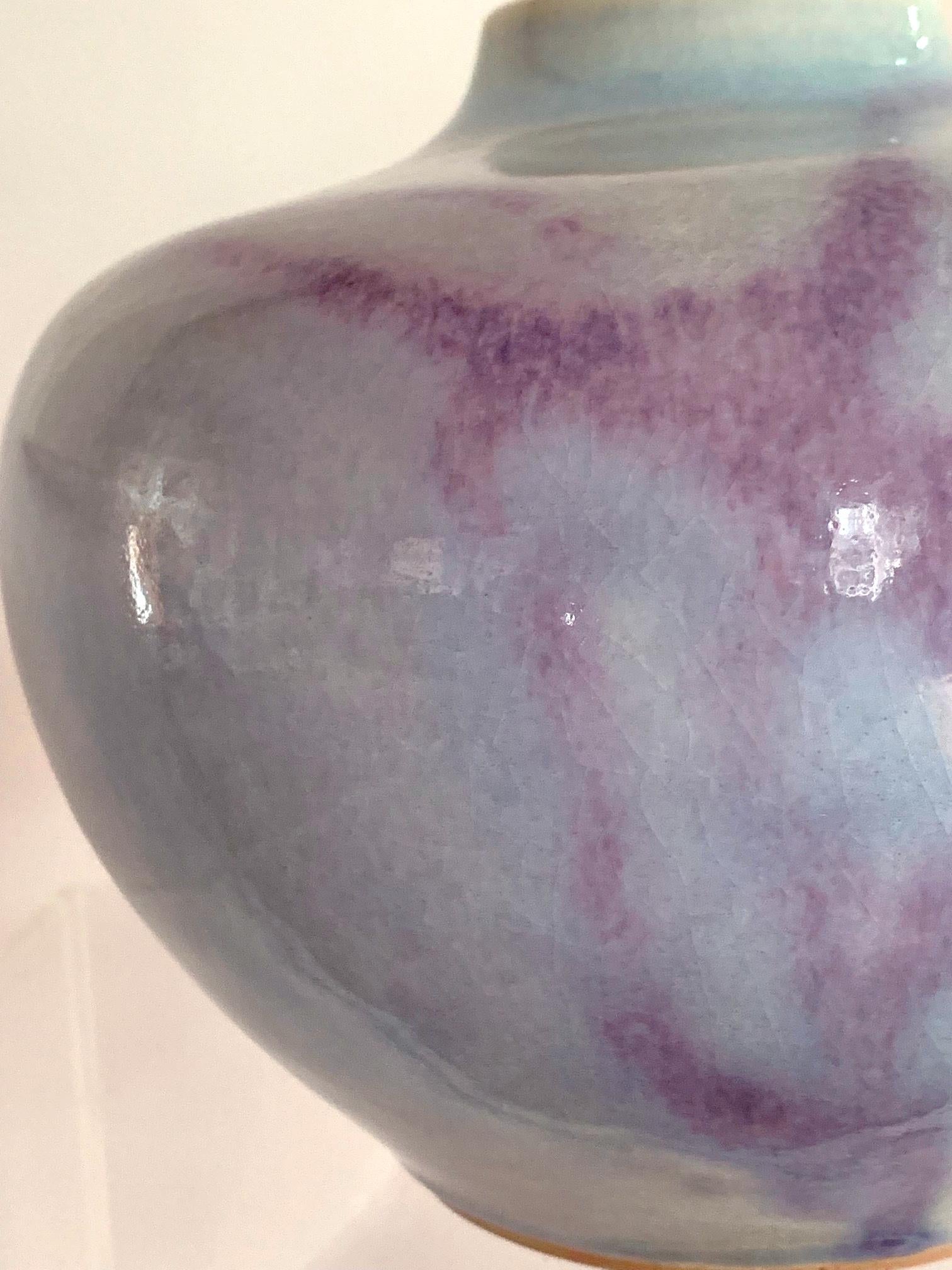 Porcelain Vase with Copper Glaze by Brother Thomas Bezanson 1