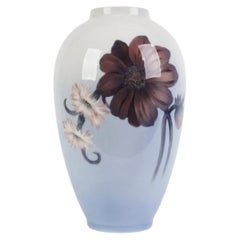 Porcelain Vase With Flowers, Royal Copenhagen, Denmark, Copenhagen, 1963