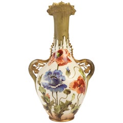 Porcelain Vase with Hand Painted Decoration
