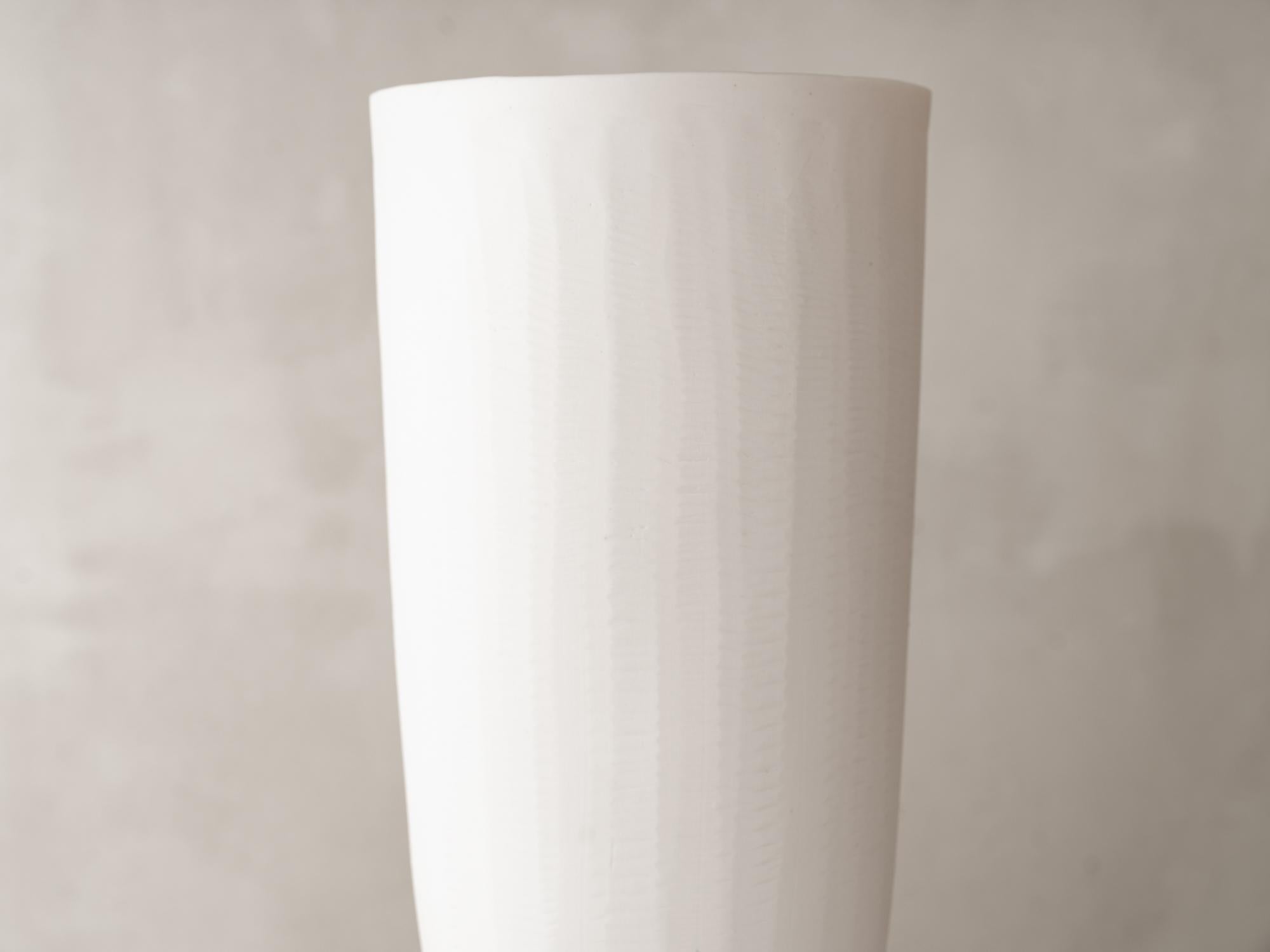 Contemporary Porcelain Vessel 230419 by Katherine Glenday For Sale