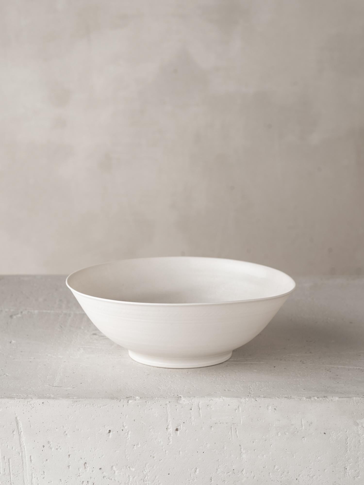 Contemporary Porcelain Bowl 230434 by Katherine Glenday For Sale