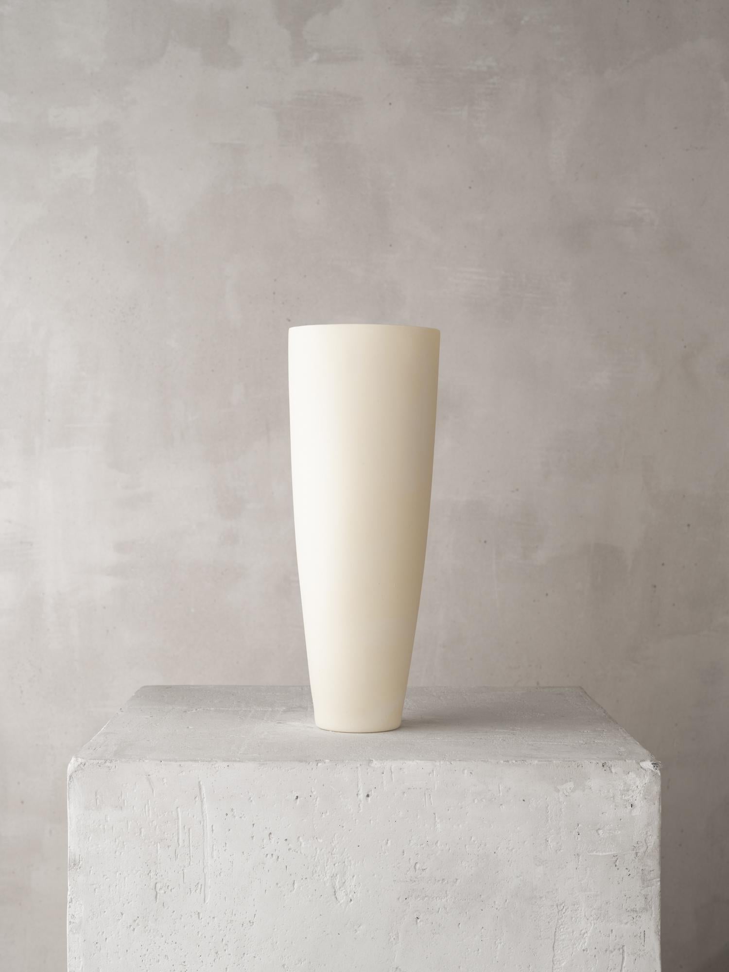 Materials: Cast Porcelain with Colored Oxide
Unique Work  Signed by the Artist

For over forty years Katherine Glenday has been creating meditative ceramic and porcelain pieces by hand in her South African studio. Remarkable in their translucency