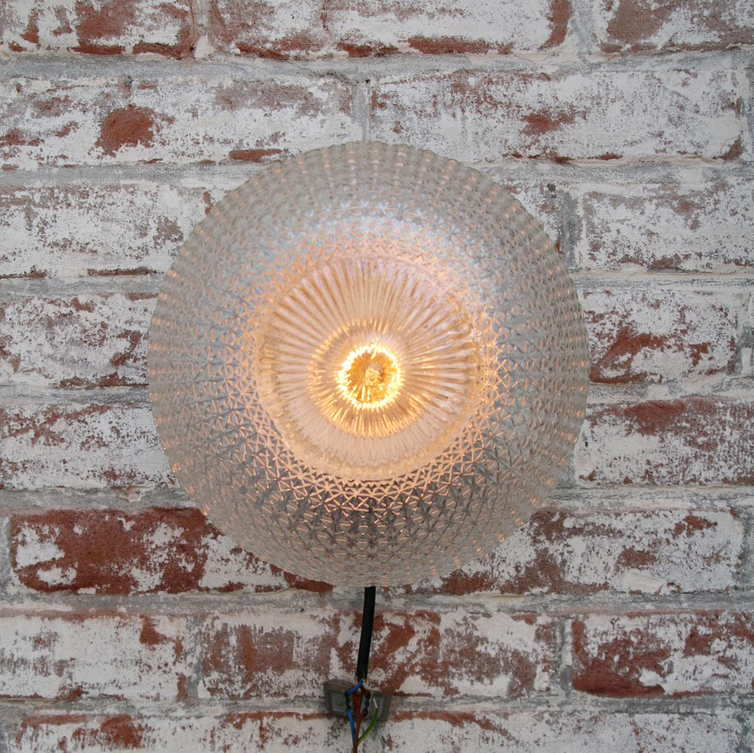 Porcelain Vintage Industrial Frosted Glass Wall Lamp Scone 1