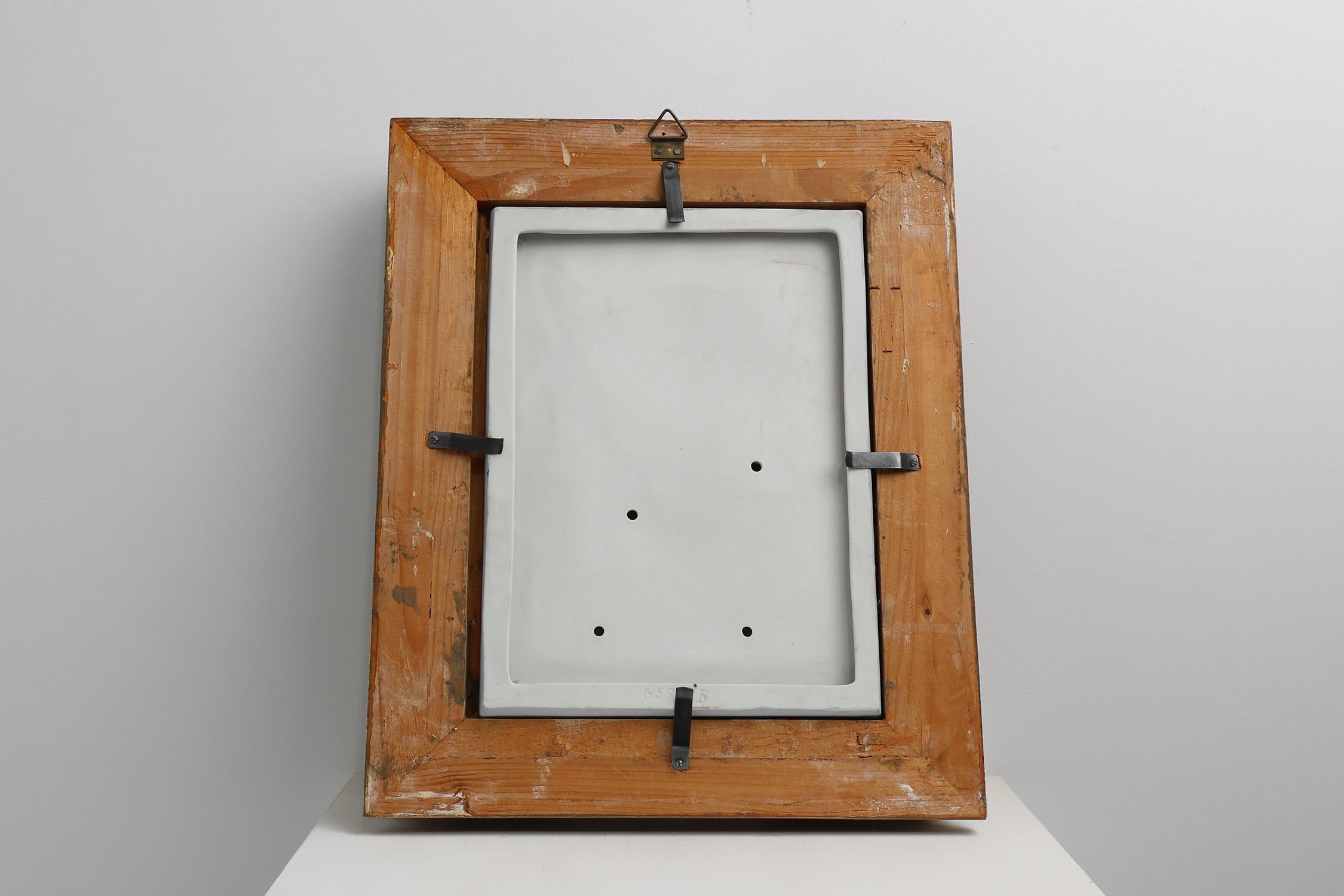 Wandkunst aus Porzellan im Barockstil von Alt Meissen, Deutschland 1950er Jahre im Angebot 6