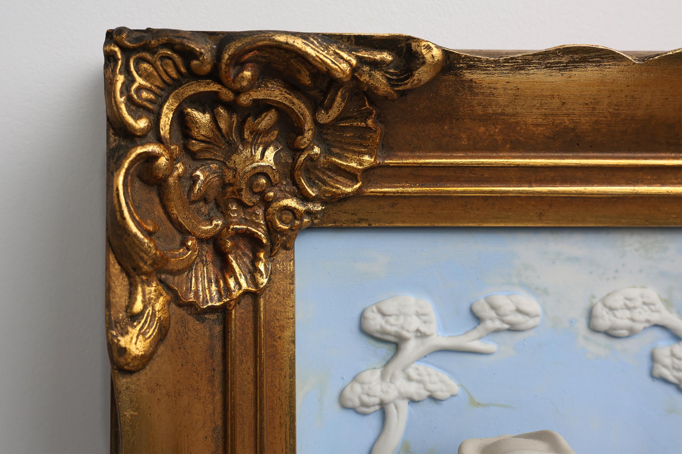 Wandkunst aus Porzellan im Barockstil von Alt Meissen, Deutschland 1950er Jahre (Mitte des 20. Jahrhunderts) im Angebot