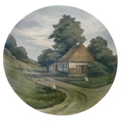 Piatto da parete in porcellana di Bing & Grøndahl, Danimarca 1902-1914