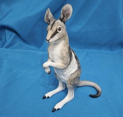 7.5" Vintage Lenox Porcelain Wallaby Sculpture, 1993