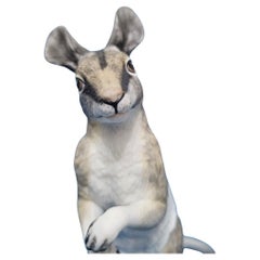 Escultura Wallaby de porcelana Lenox vintage, 7,5 pulgadas OFERTA DE CIERRE