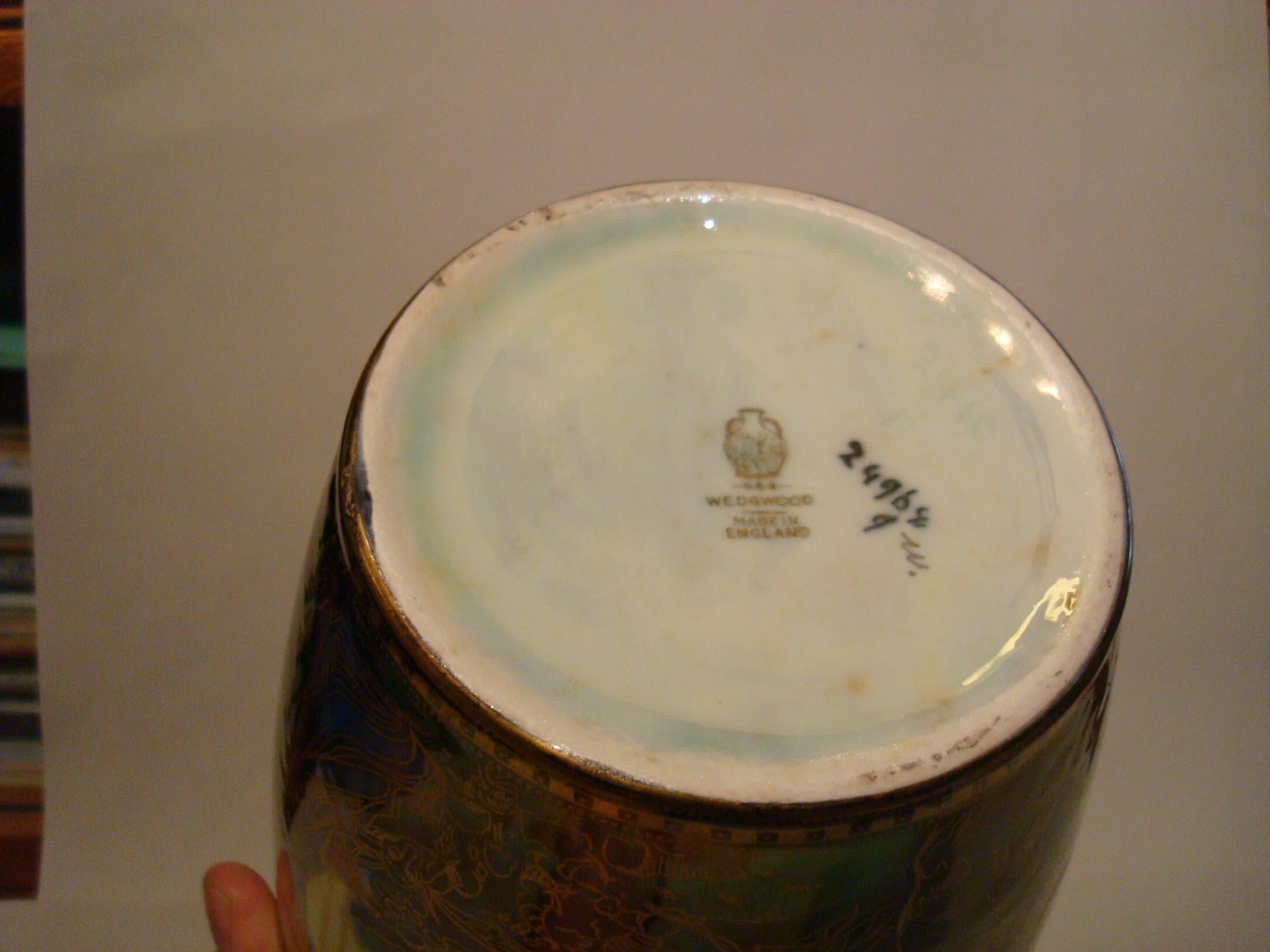 Porcelain Wedgwood Fairyland Lustre Vase 7