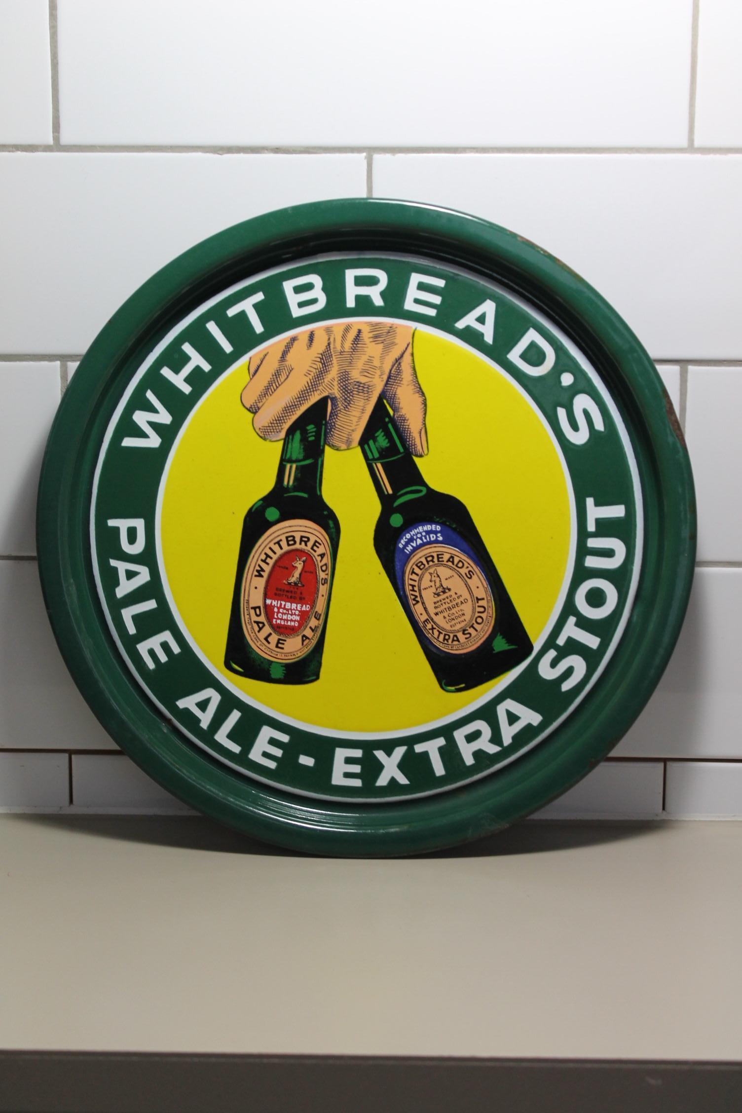 Porcelain Whitbread's Beer Tray, Mid-20th Century 3