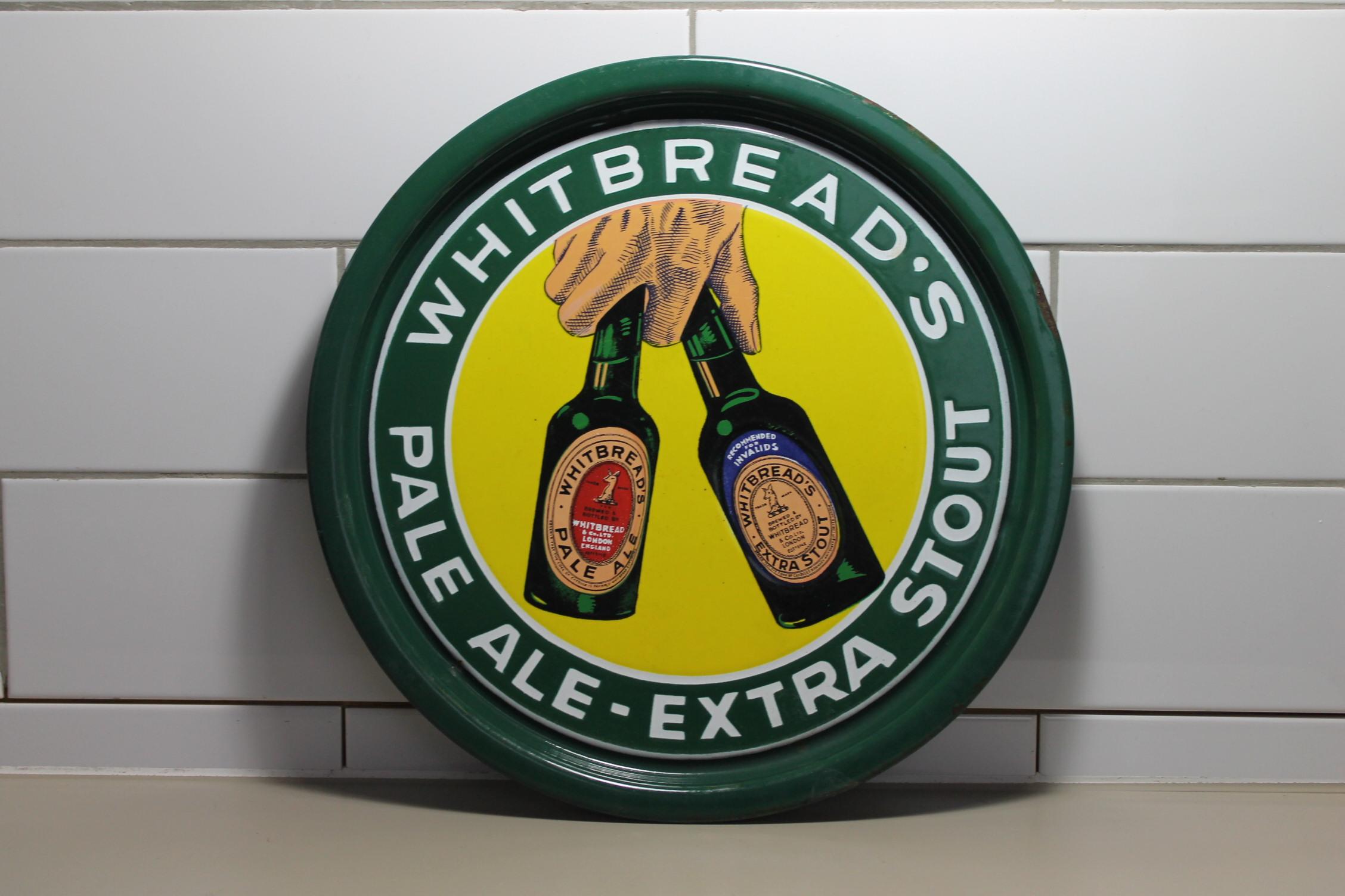 Porcelain Whitbread's Beer Tray, Mid-20th Century 10