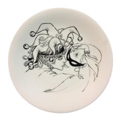 Porcelain  Hand Painted Plates by Well-Known Artist Limited Edition