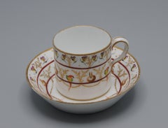 Porcelaine de Paris - Coffee cup and saucer 'Litron', late 18th century