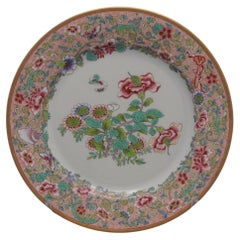 Porcelaine de Paris - Famille rose plate