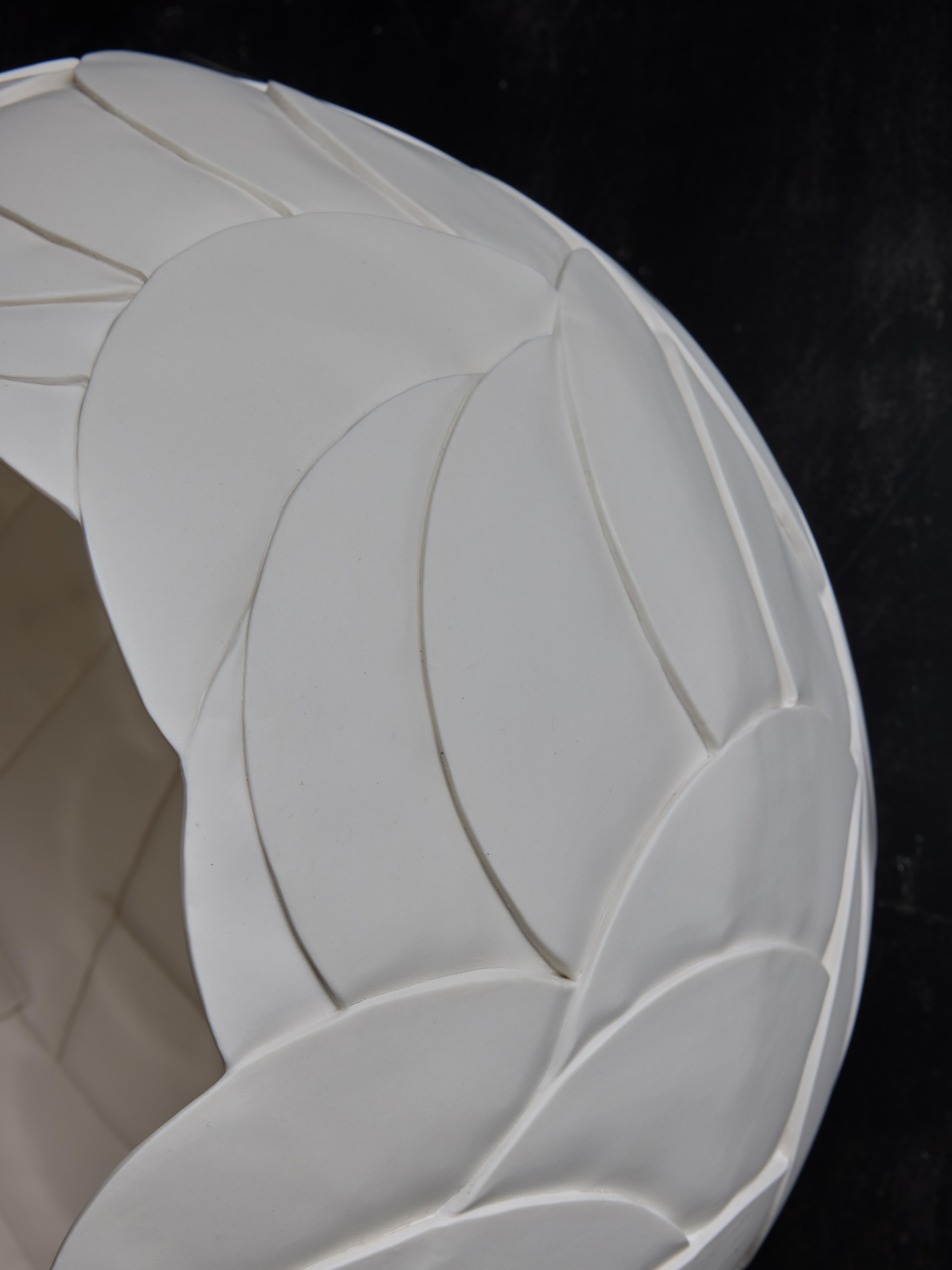 XXIe siècle et contemporain Appliques murales en porcelaine par French Duo Rousse en vente