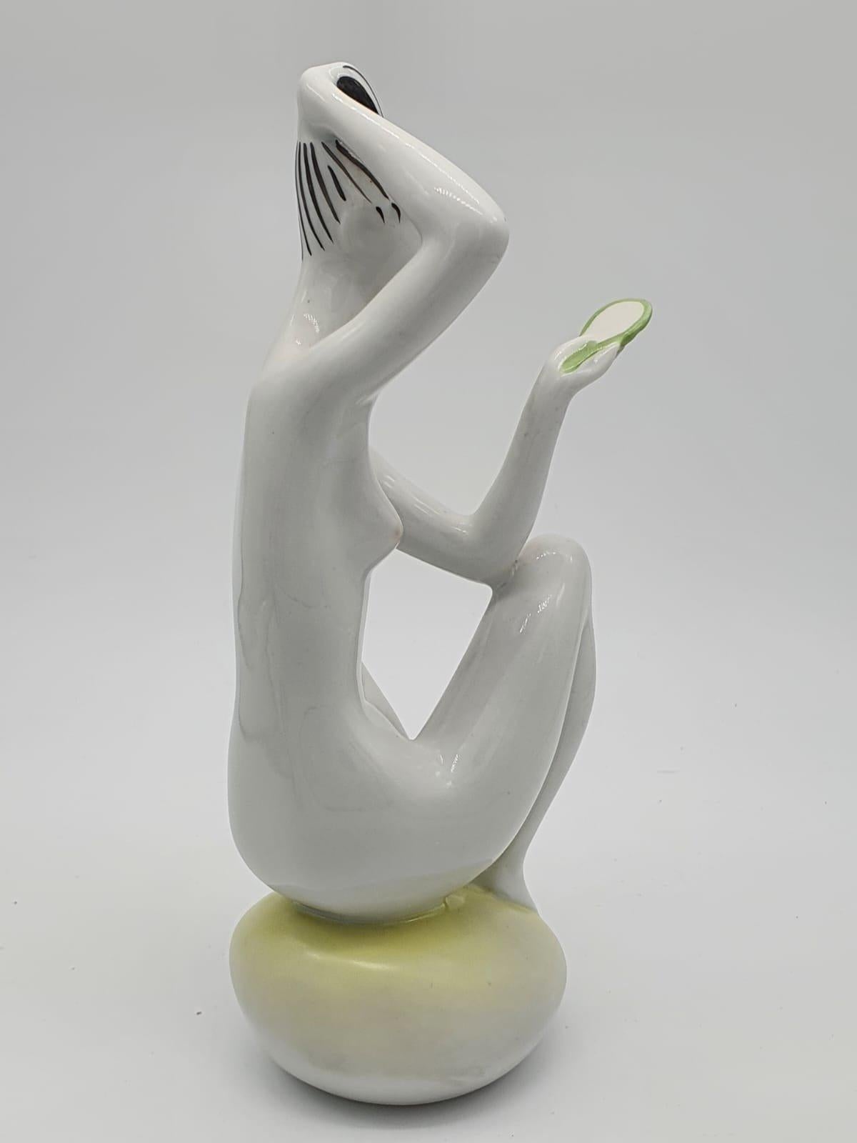 Porcelana Art Déco - János Török - Zsolnay - Tríptico  - en venta 8