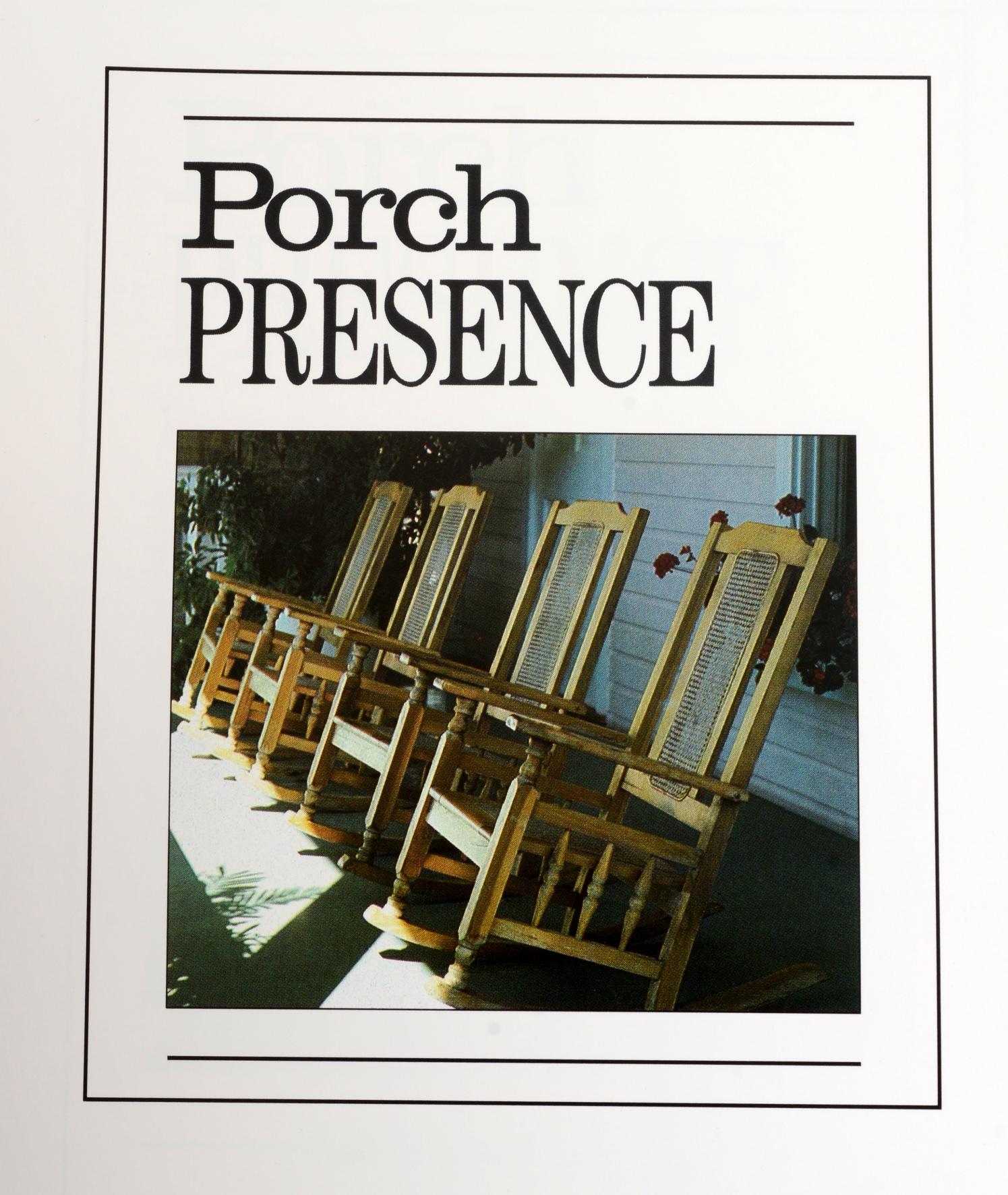Porch Presence Interior Design for the Exterior Room, Sally Fennell, 1st Edition For Sale 11