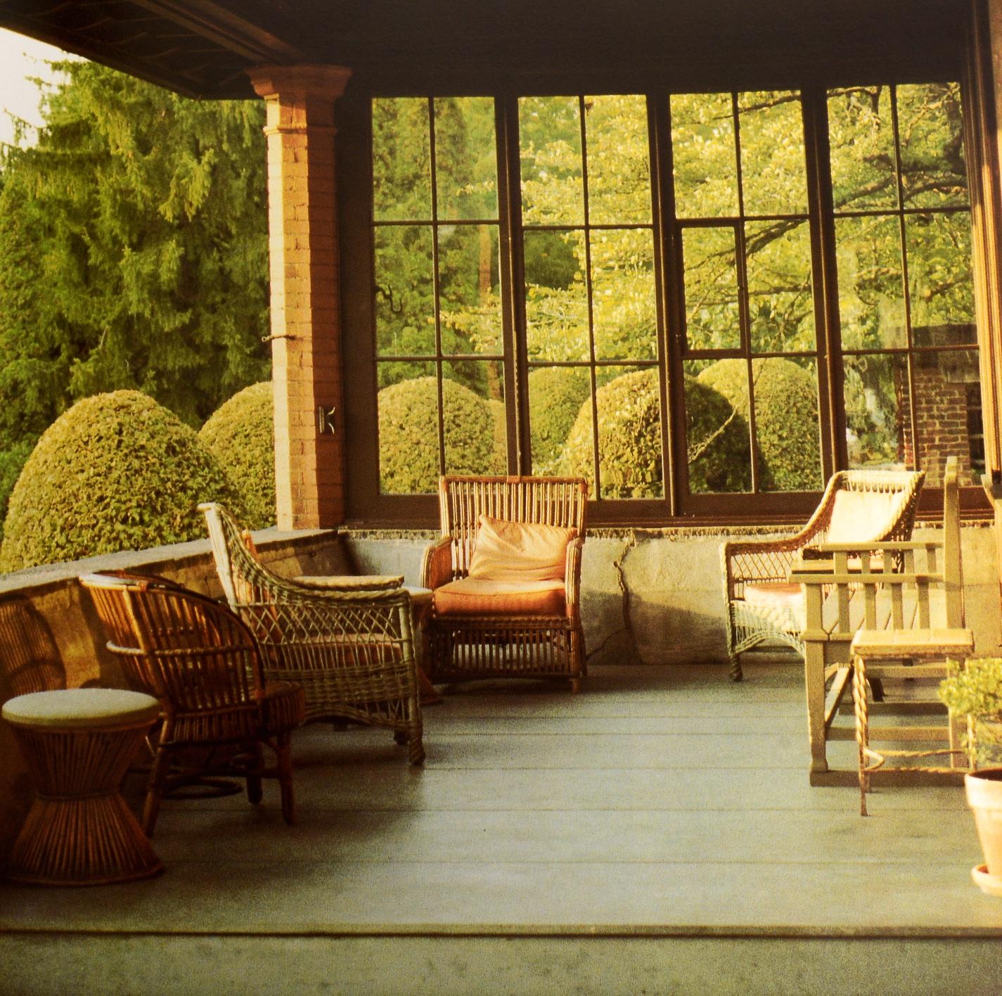 Porch Presence Interior Design for the Exterior Room, Sally Fennell, 1st Edition In Good Condition For Sale In valatie, NY