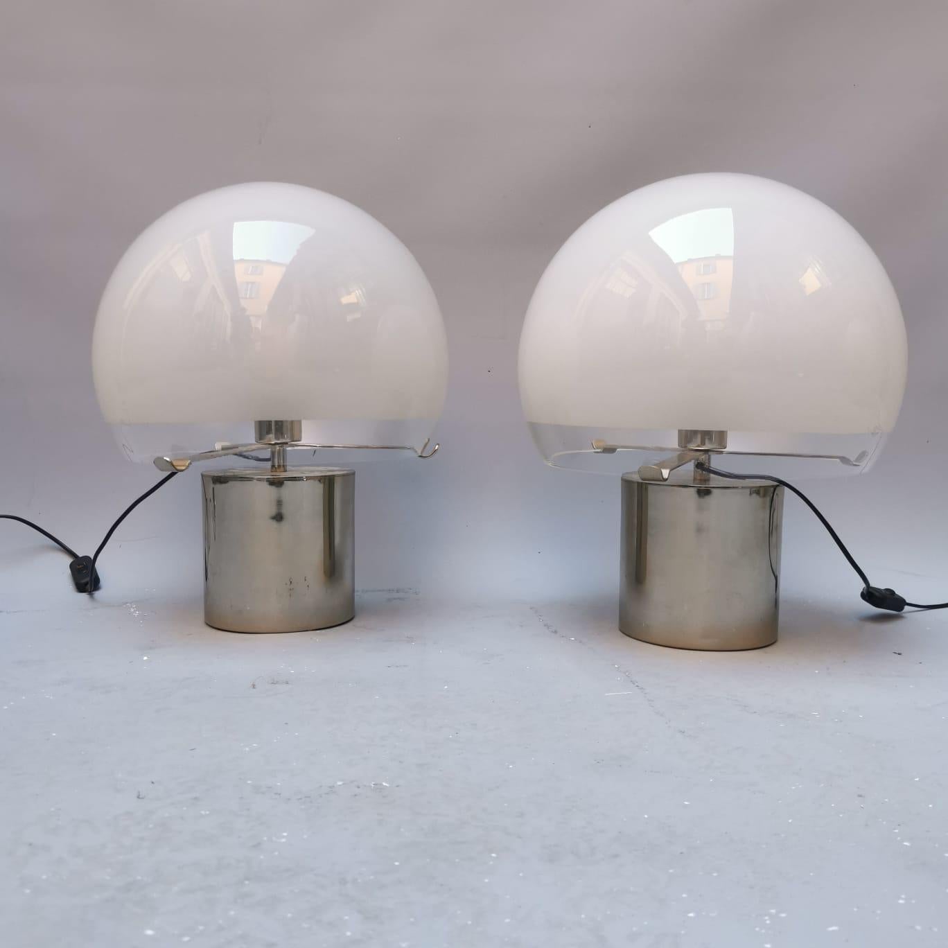 Porcino lamp by Luigi Caccia Dominioni, Azucena, set of 2  5