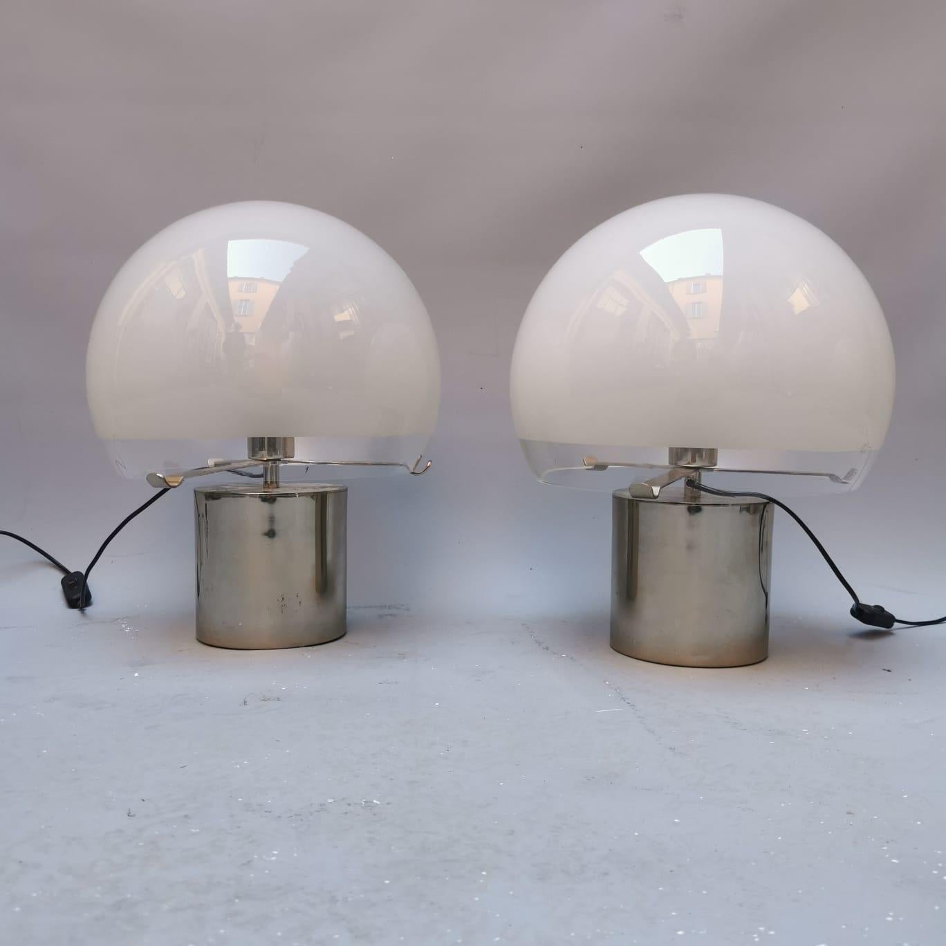 Porcino lamp by Luigi Caccia Dominioni, Azucena, set of 2  6