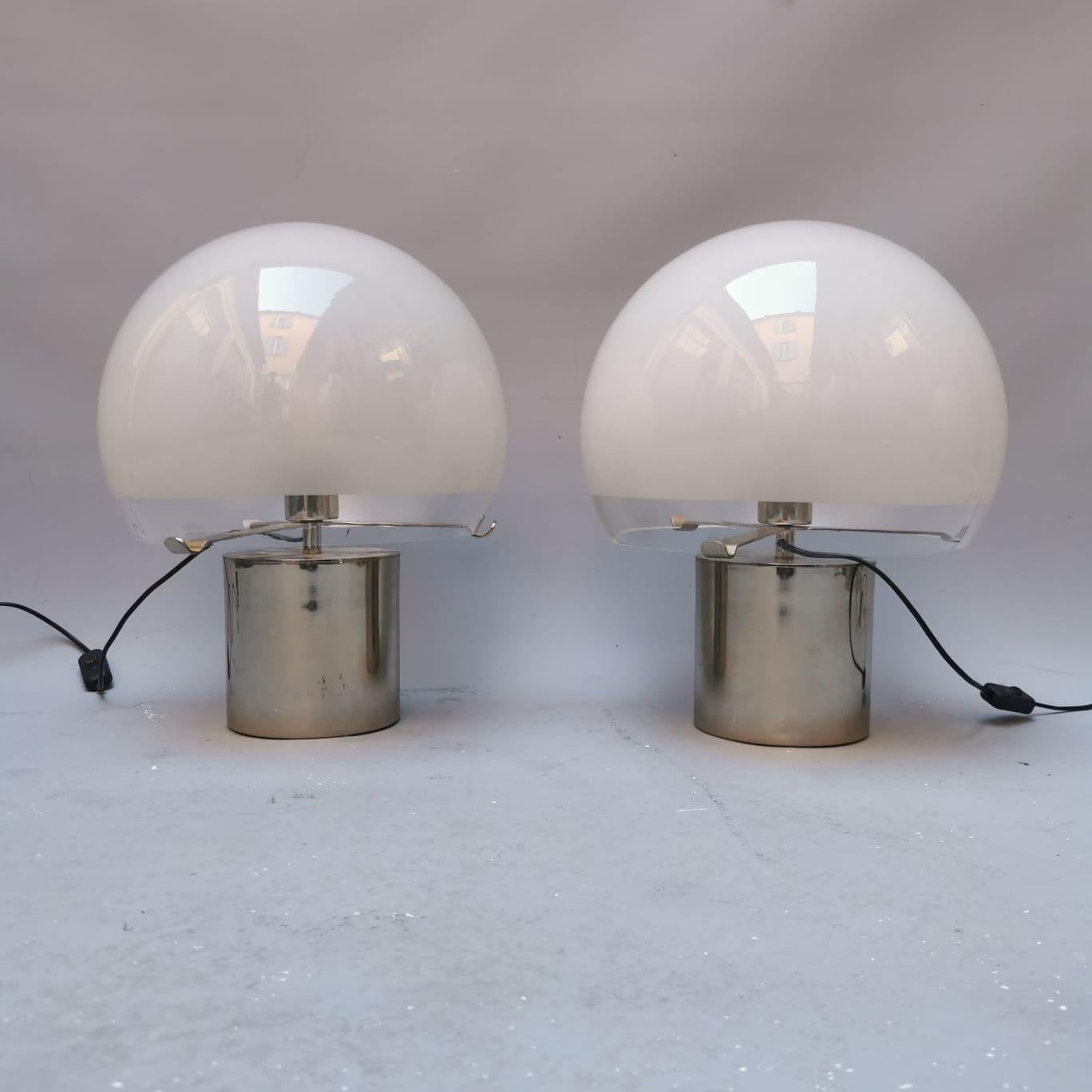 Porcino Lamp by Luigi Caccia Dominioni, Azucena, Set of 2 1