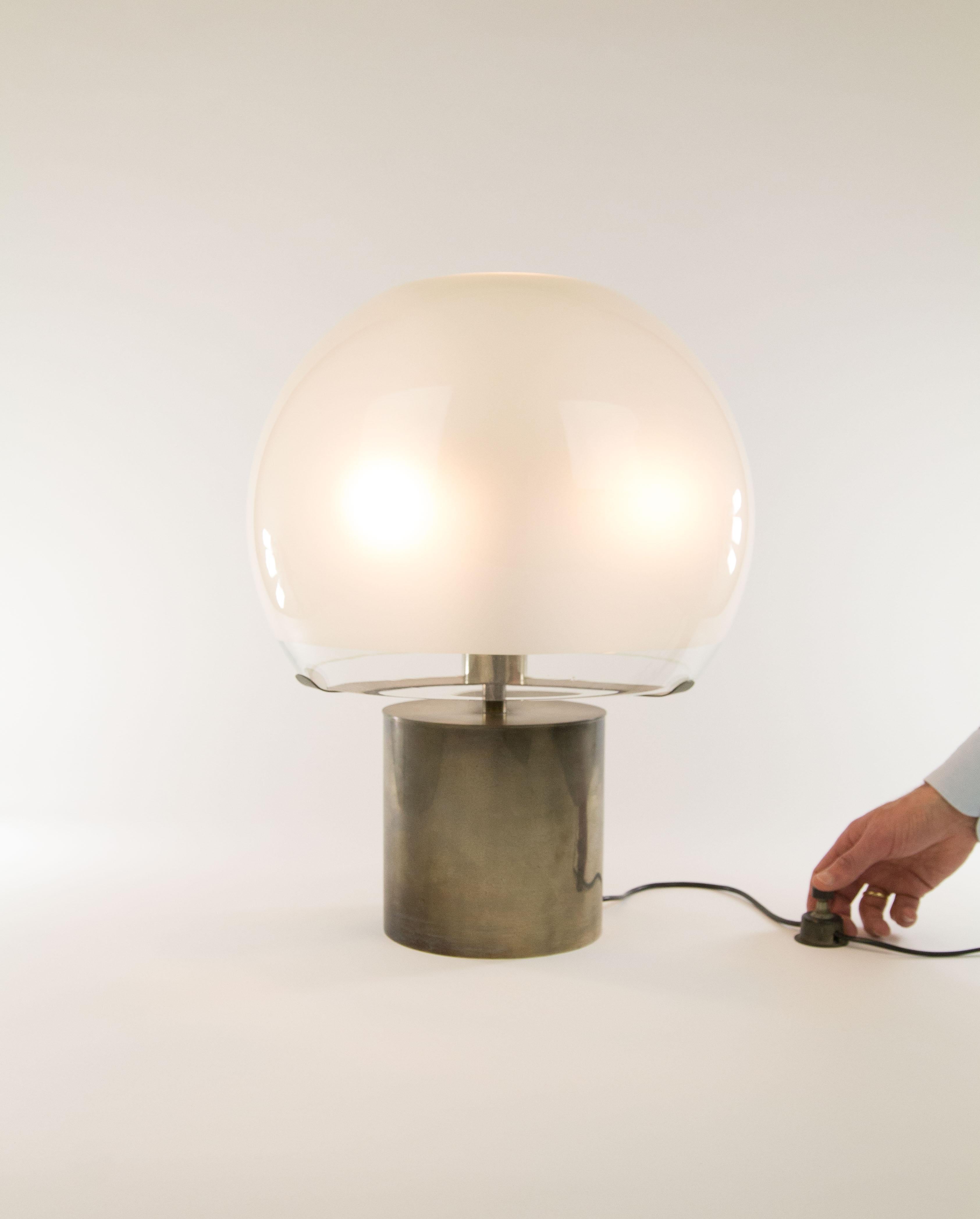 Lampada da tavolo o da terra Porcino di Luigi Caccia Dominioni per Azucena, anni '60 in vendita 4