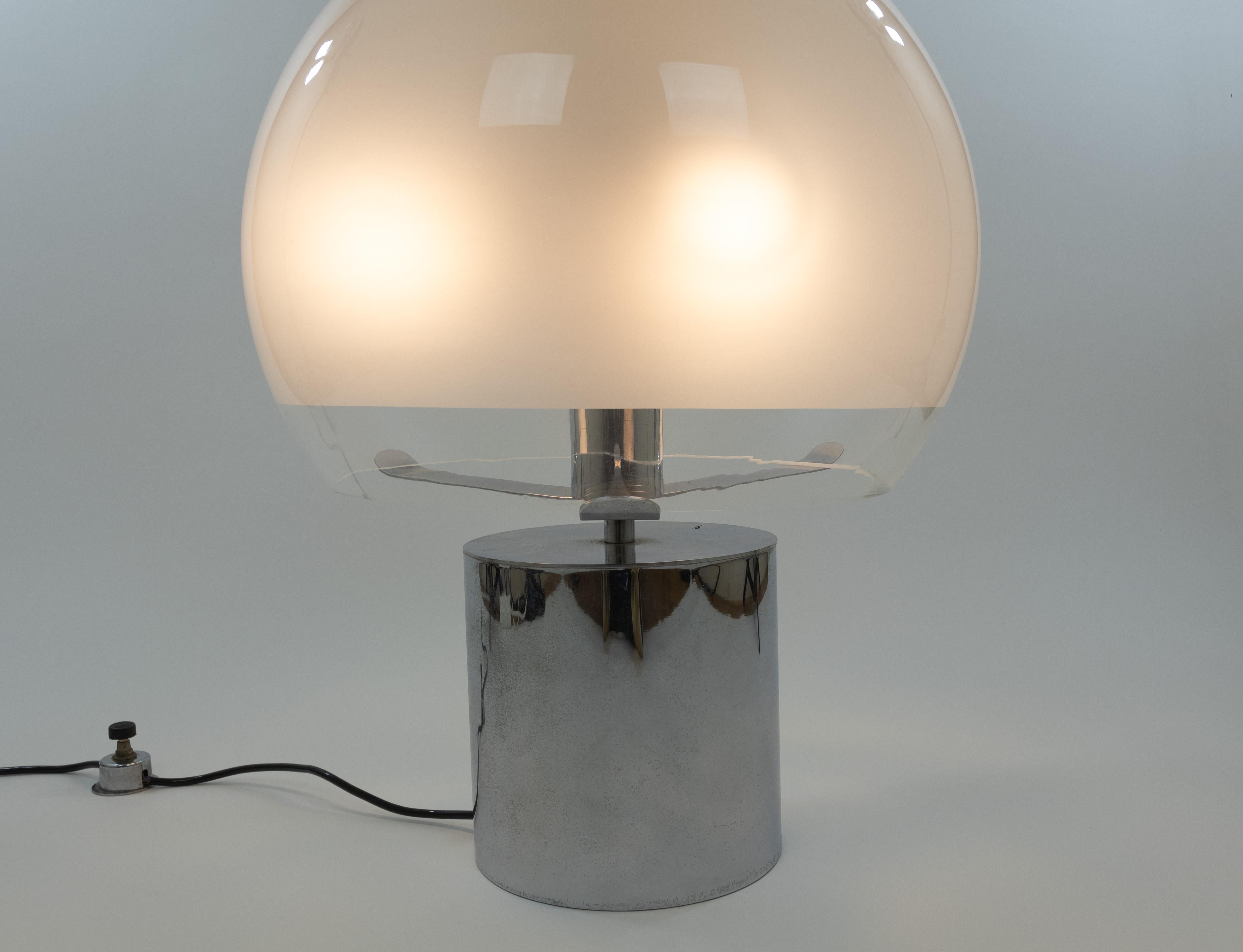 Mid-Century moderno Lampada da tavolo o da terra Porcino di Luigi Caccia Dominioni per Azucena, anni '60 in vendita