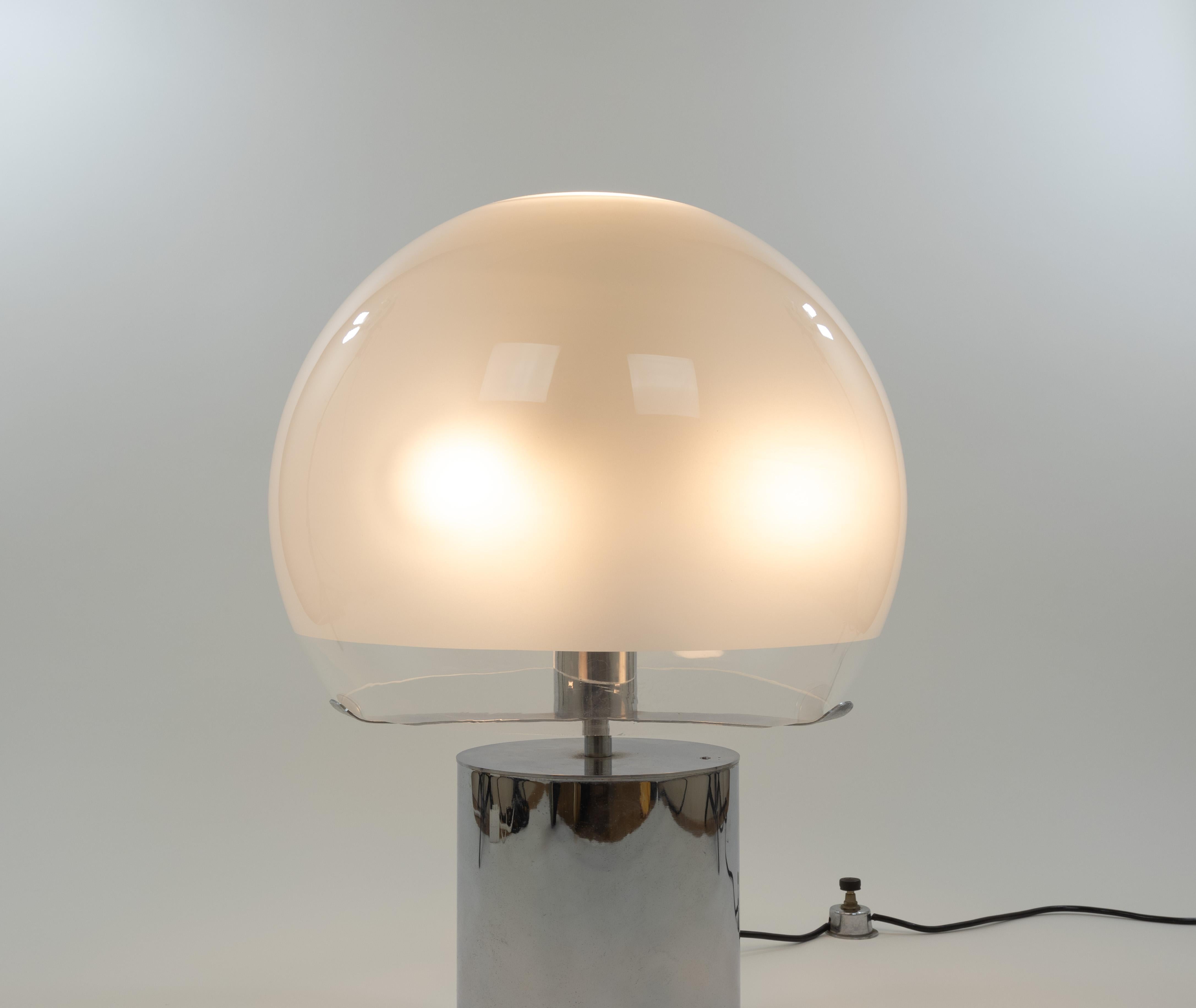 Metallo Lampada da tavolo o da terra Porcino di Luigi Caccia Dominioni per Azucena, anni '60 in vendita