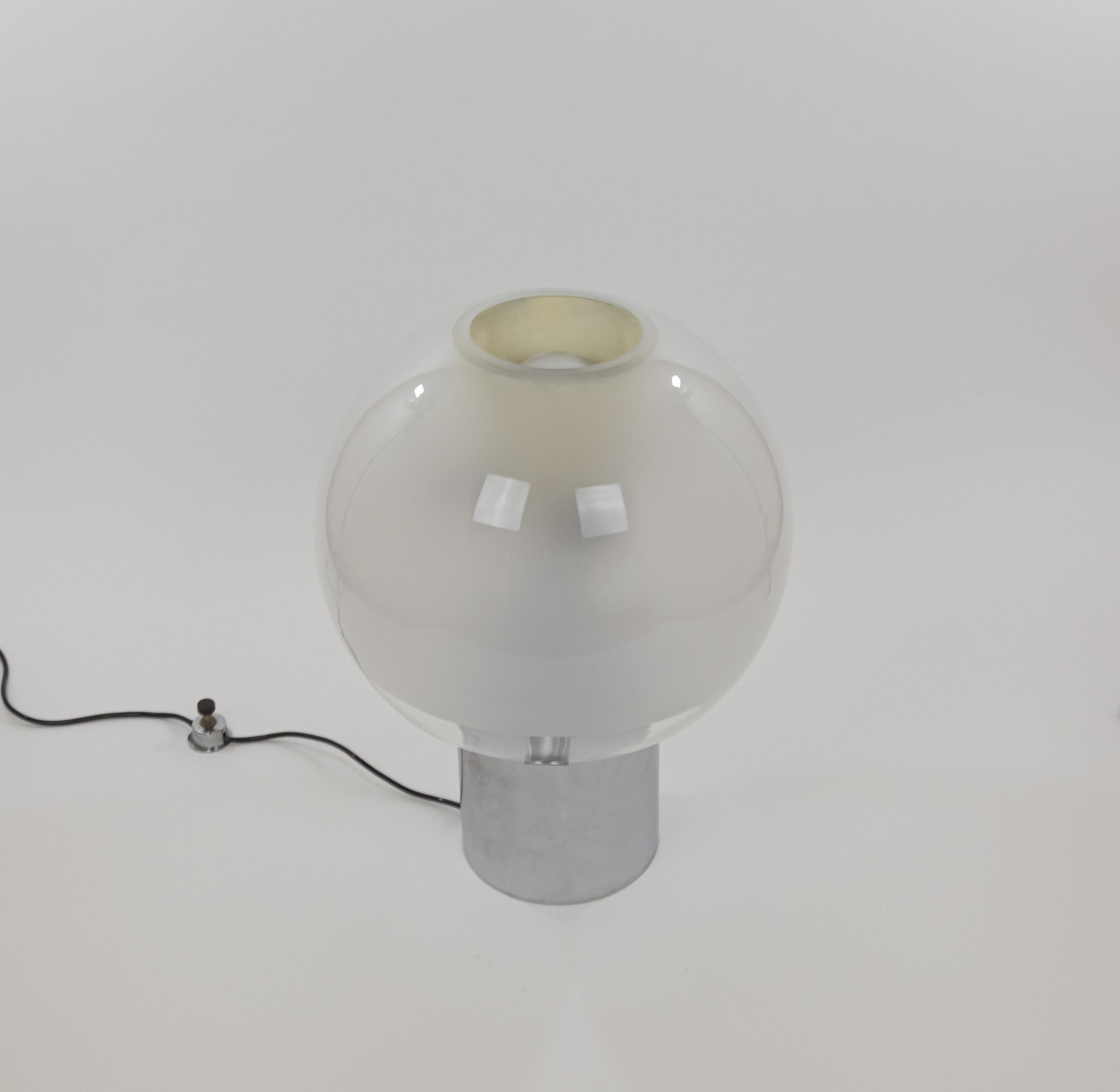 Lampada da tavolo o da terra Porcino di Luigi Caccia Dominioni per Azucena, anni '60 in vendita 2