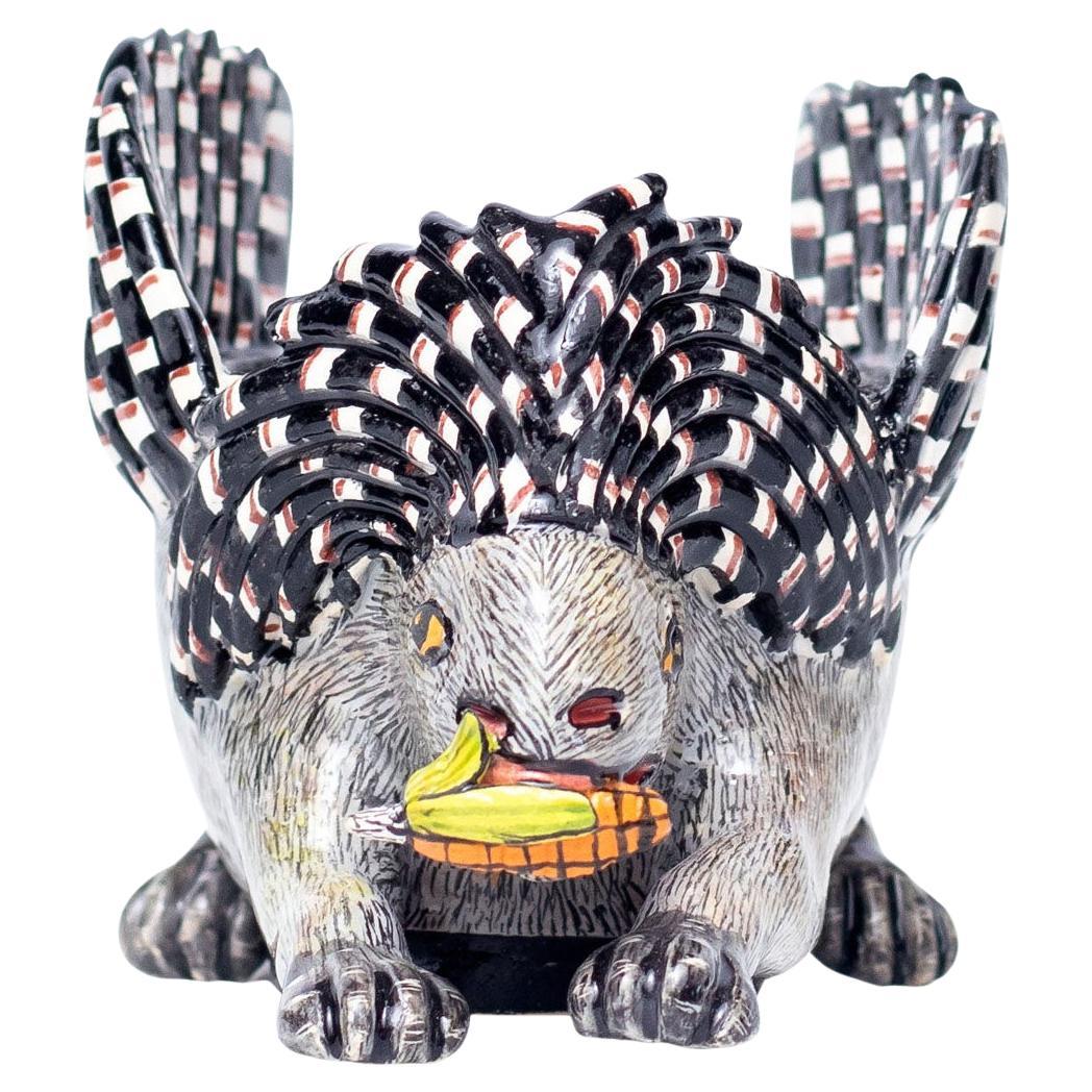 Porcupine Ceramic  Egg Cup , hand made in South Africa