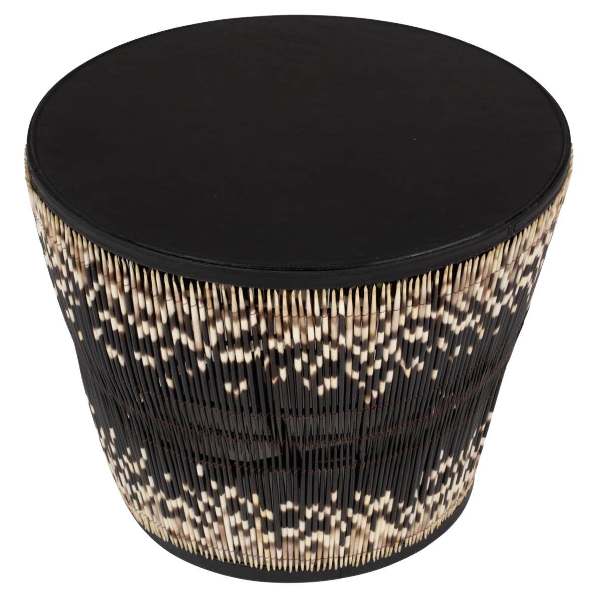 Side Table-Porcupine Quill  For Sale