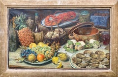 Antique A Delicious Meal, Oswald Poreau, Schaarbeek 1877 – 1955 Waterloo