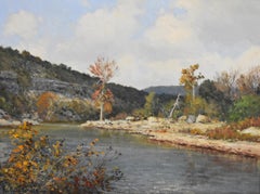 "BLANCO RIVER NEAR WIMBERLEY"  TEXAS HILL COUNTRY