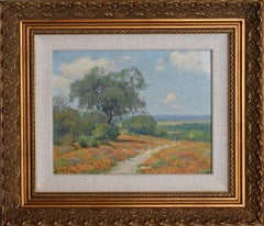 "Bluebonnets in Black Eyed Susans"  Texas Hill Country Scene