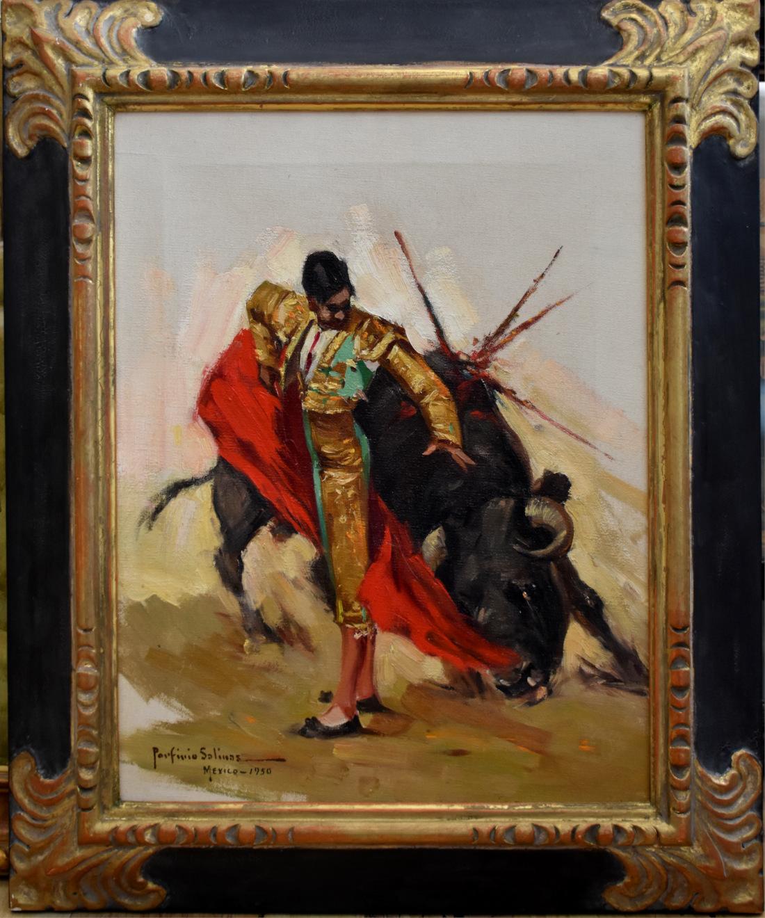 bull fighter painting