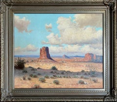 "MONUMENT VALLEY" Ende der 1930er Jahre Seltenstes Objekt von PORFIRIO SALINAS überhaupt! WÜSTE